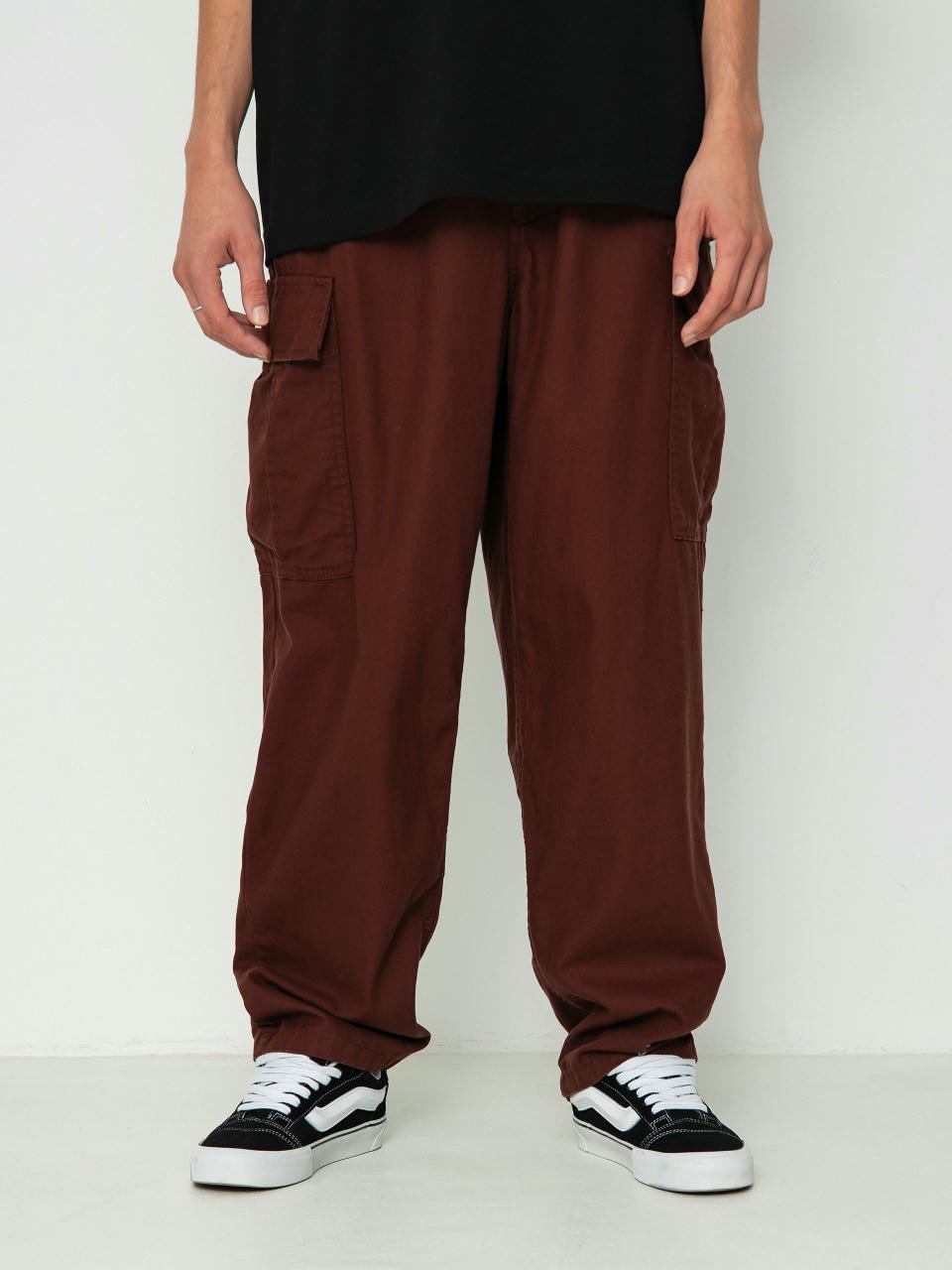 Vans Range Cargo Baggy Tapered Elastic Kisnadrág (bitter chocolate)