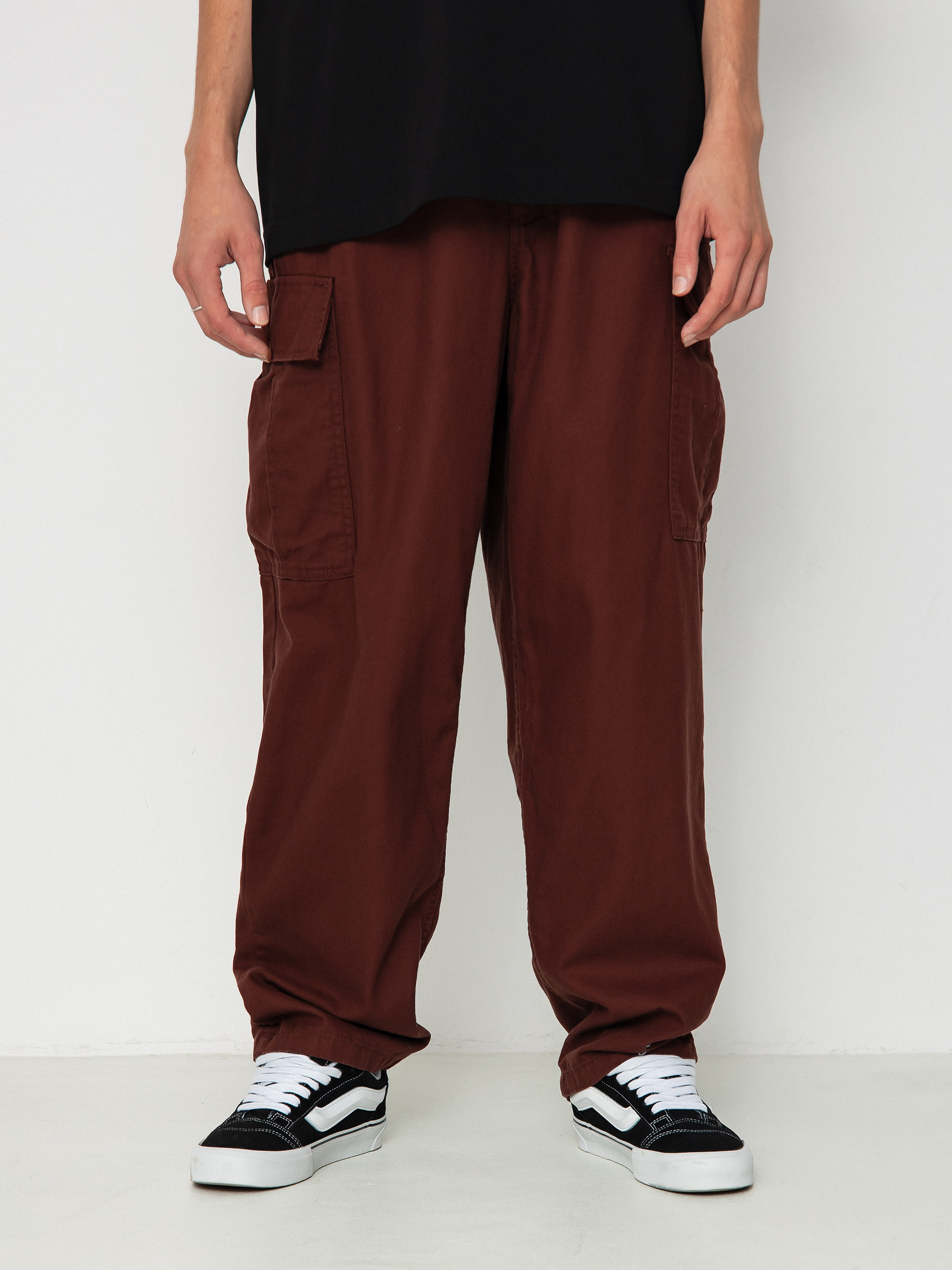 Vans Range Cargo Baggy Tapered Elastic Kisnadrág (bitter chocolate)