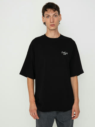 Carhartt WIP Signature Script Póló (black/wax)