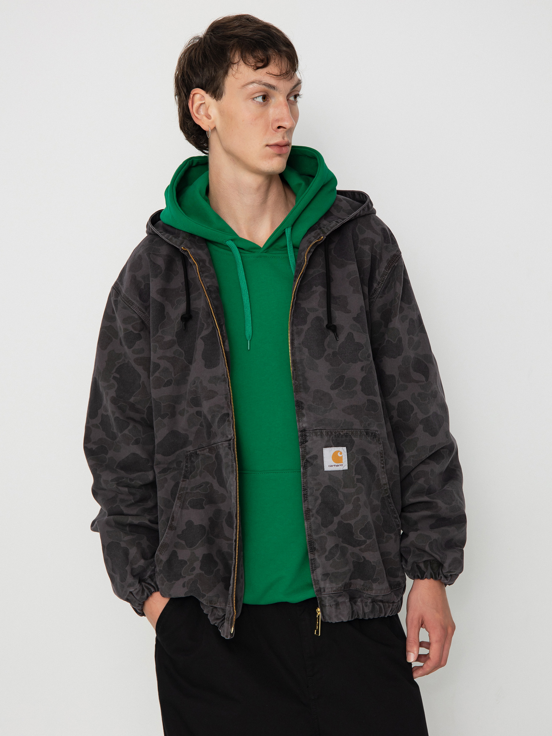 Carhartt WIP Duck Active Dzseki (camo duck/green/graphite)