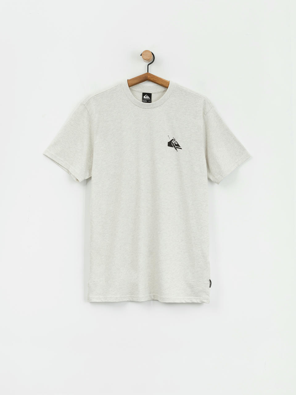 Quiksilver Qs Petroglyph Logo Dna Póló (snow heather)