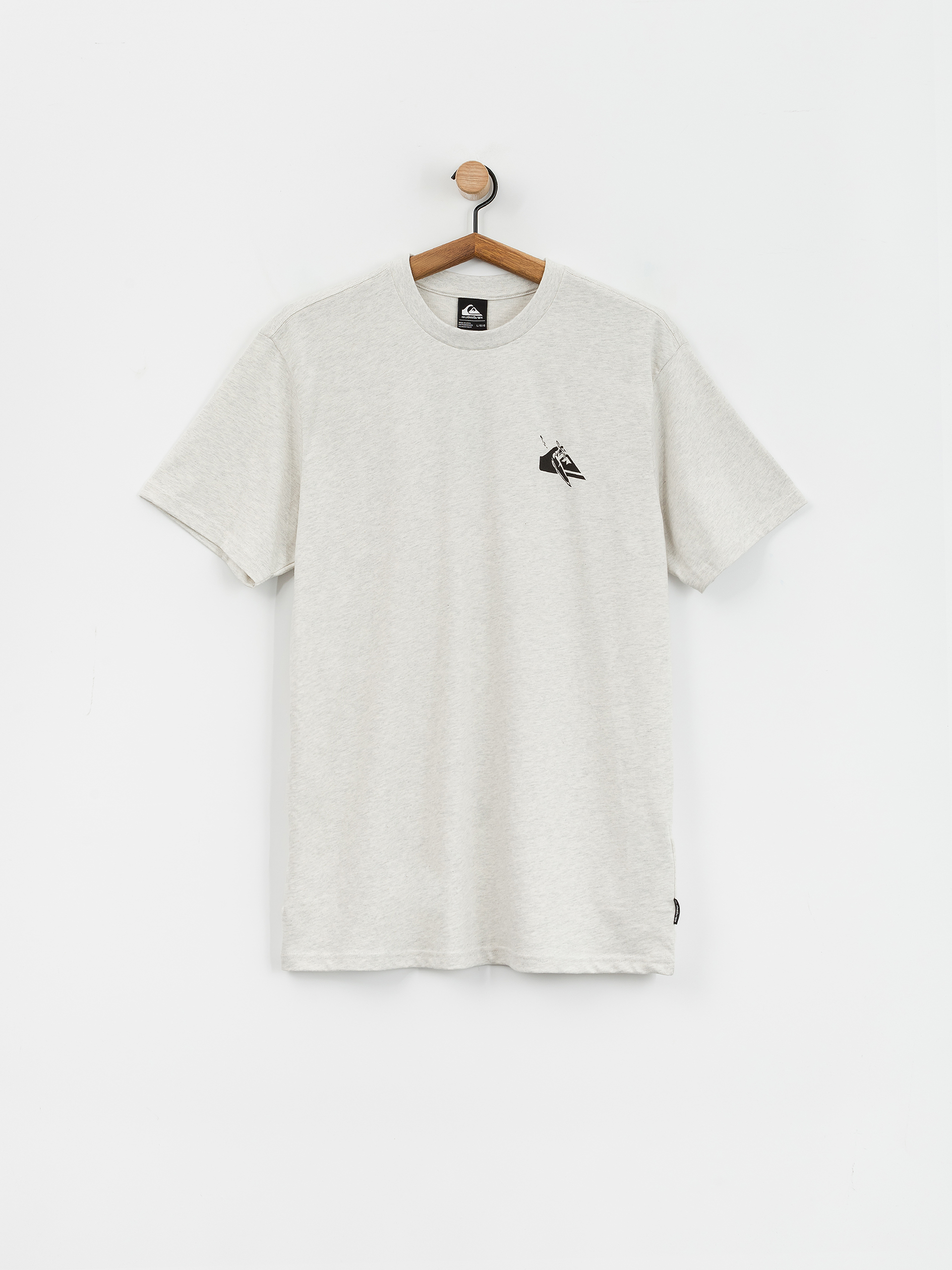 Quiksilver Qs Petroglyph Logo Dna Póló (snow heather)