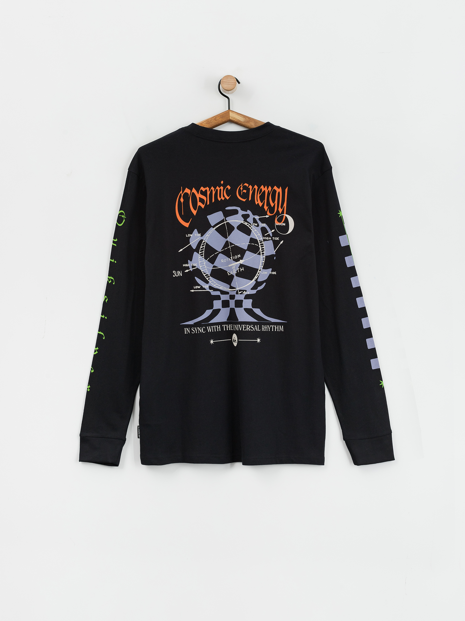 Quiksilver Qs Cosmic Ls Moe Hosszú ujjú felső (black)
