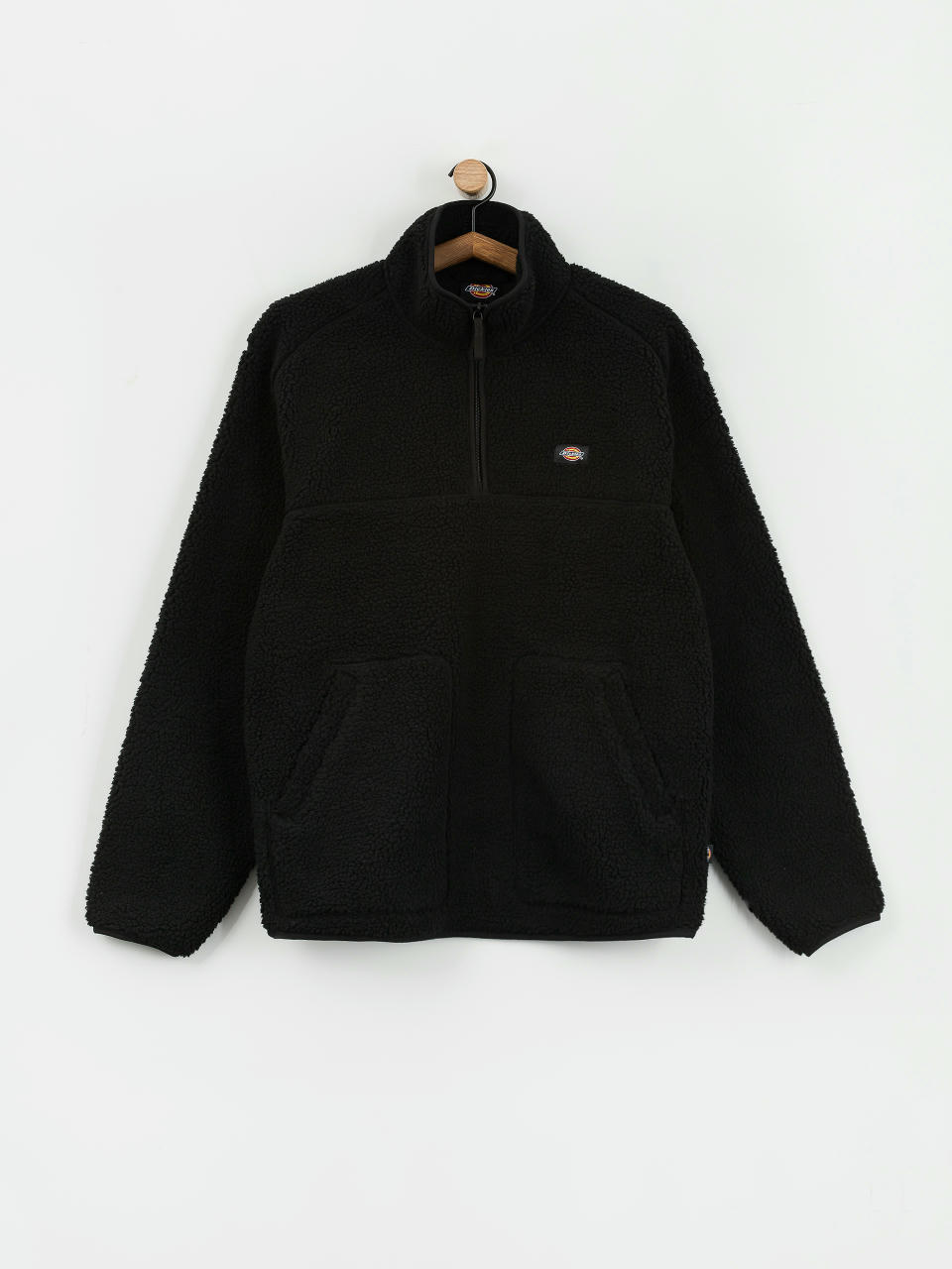 Férfi Dickies Mount Hope Quarter Zip Polár pulóver (black)