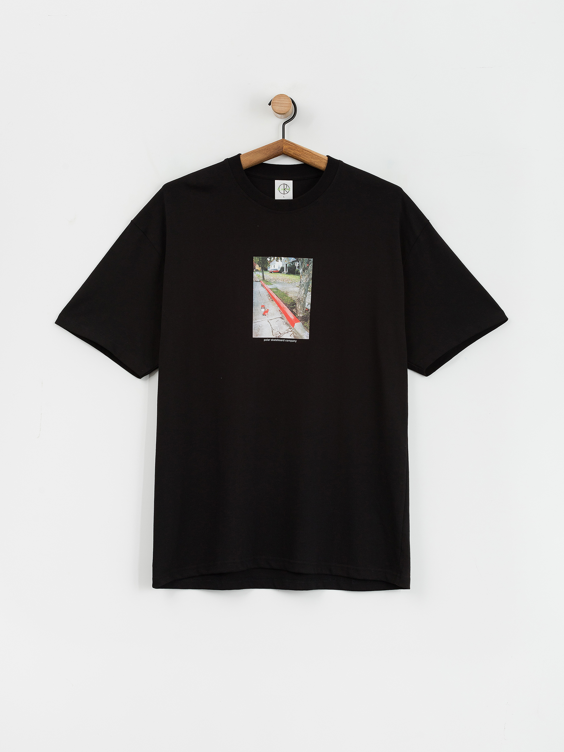 Polar Skate Red Curb Póló (black)