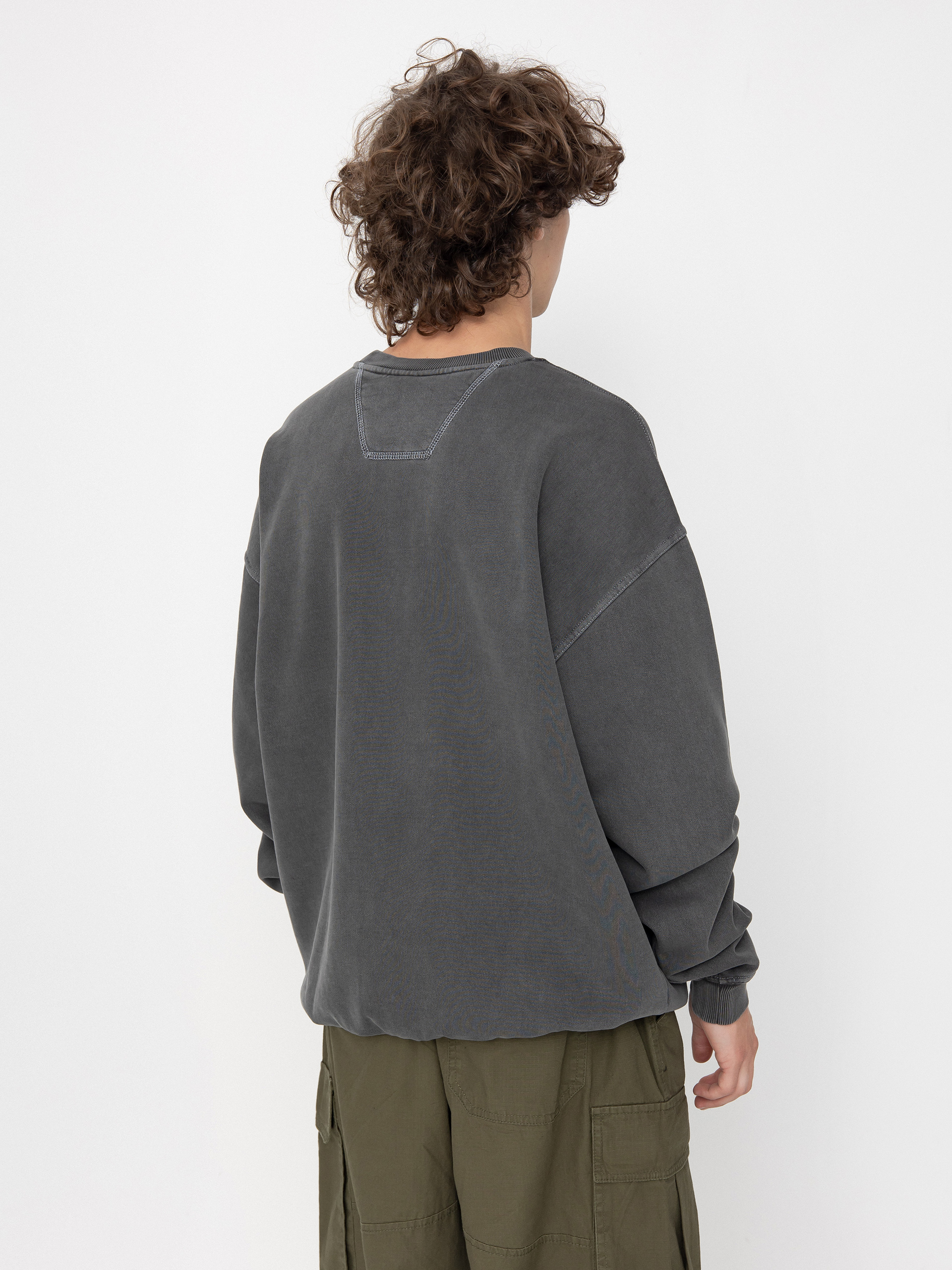 Volcom Skate Vitals Remy S Crew Pulóver (asphalt black)