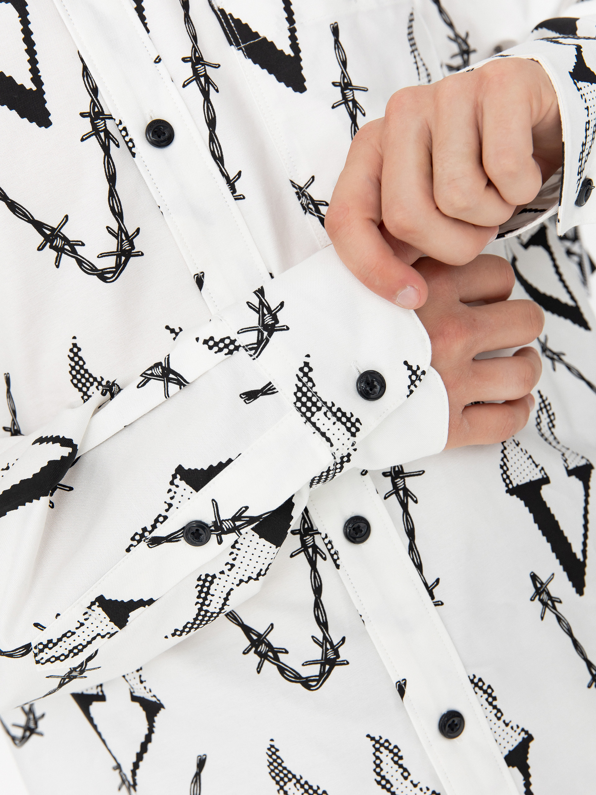 Ing Volcom Fergadelic Woven Ls (white)