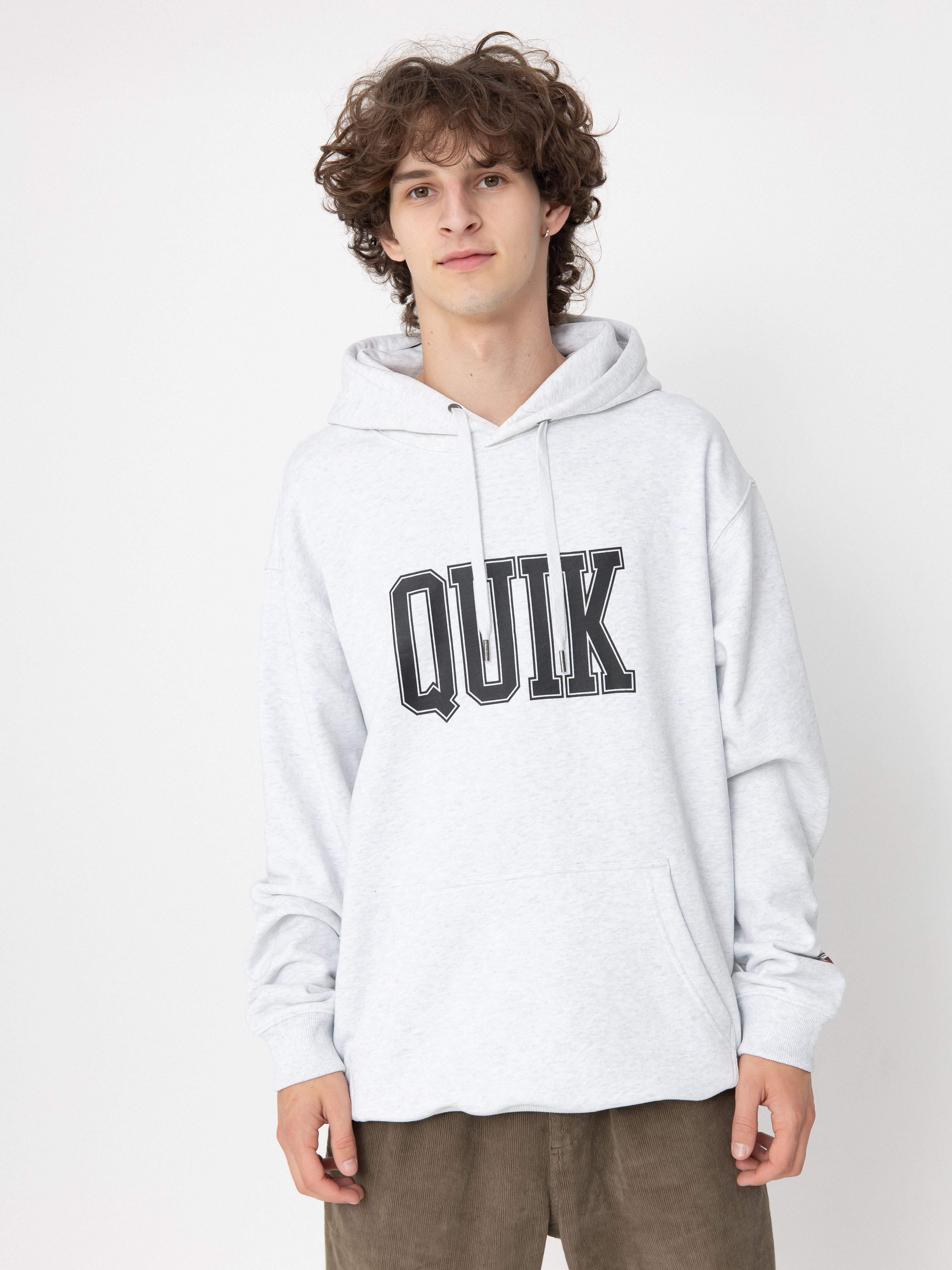 Quiksilver Griffin HD Kapucnis pulóver (white marble heather)