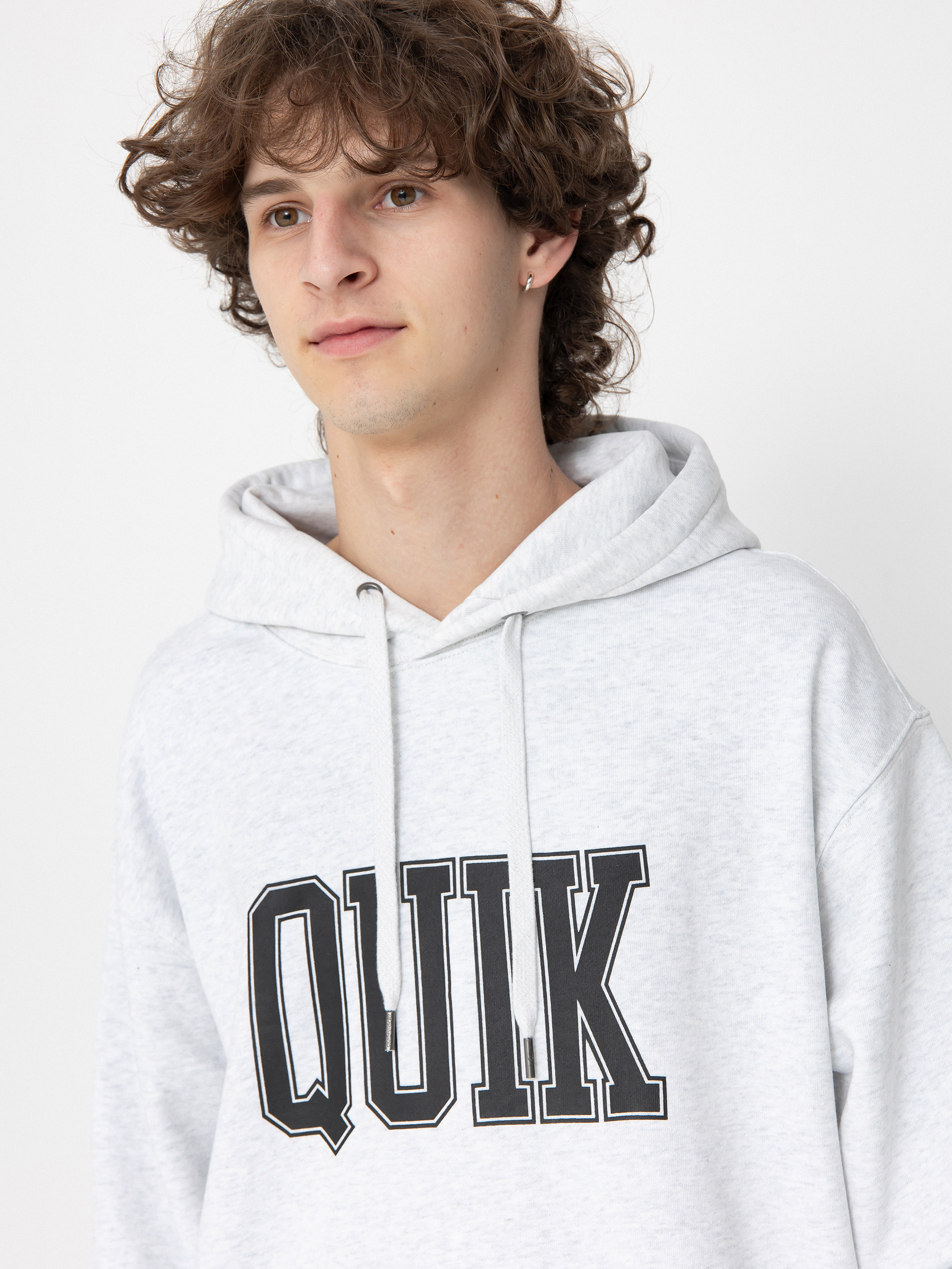 Quiksilver Griffin HD Kapucnis pulóver (white marble heather)