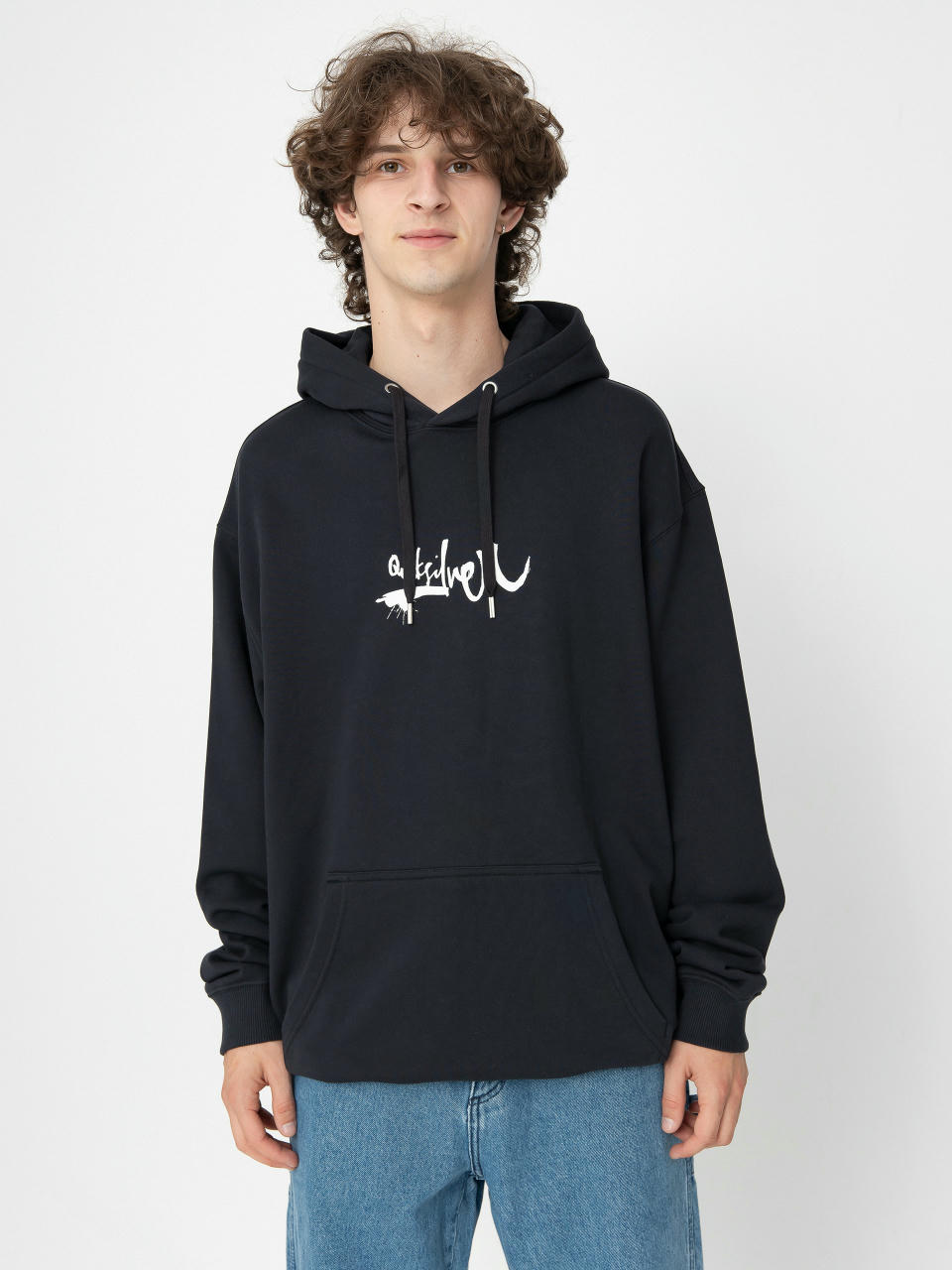 Quiksilver Dna Impaired Logo HD Kapucnis pulóver (black)