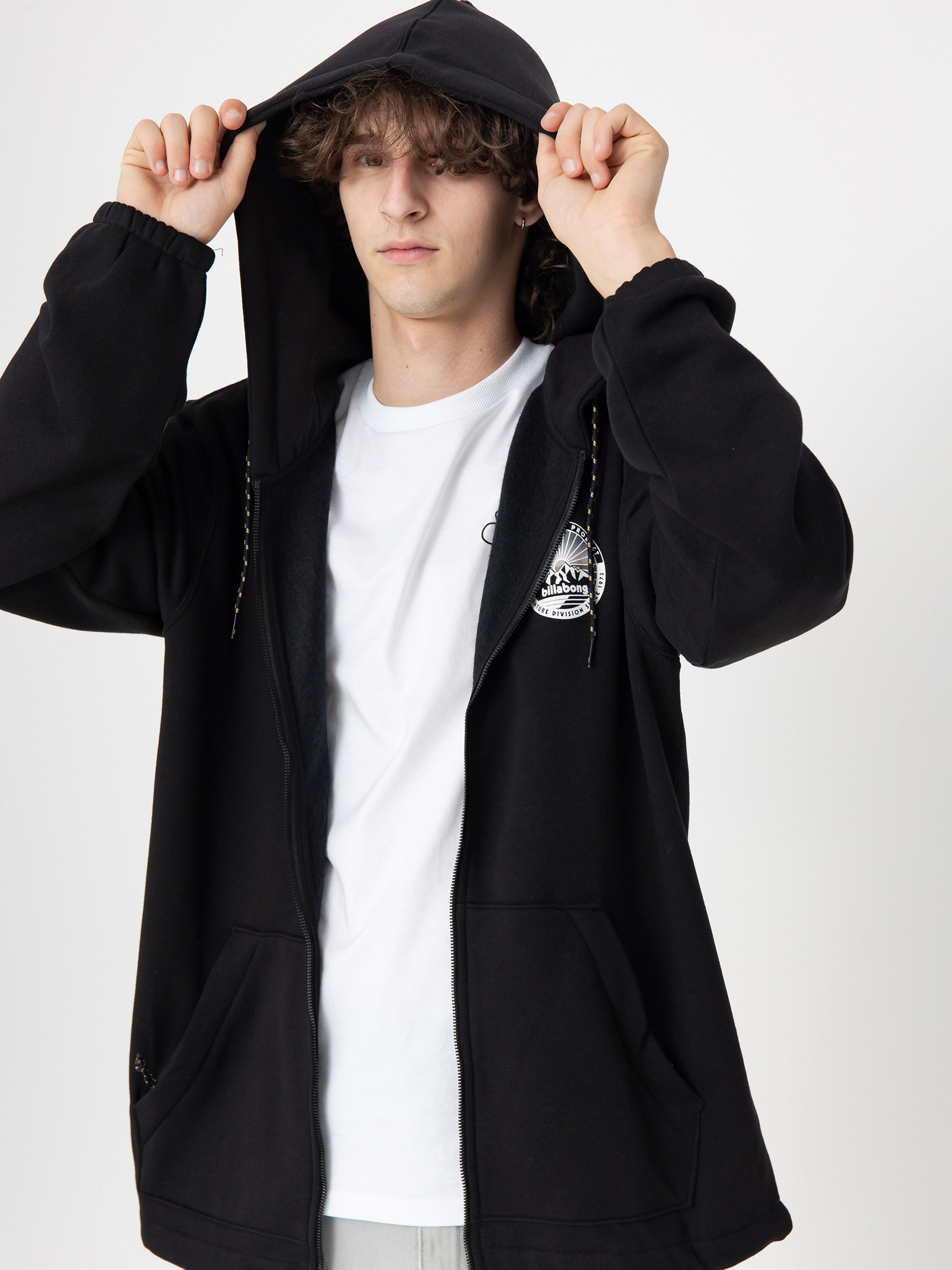 Billabong Compass ZHD Kapucnis pulóver (black)