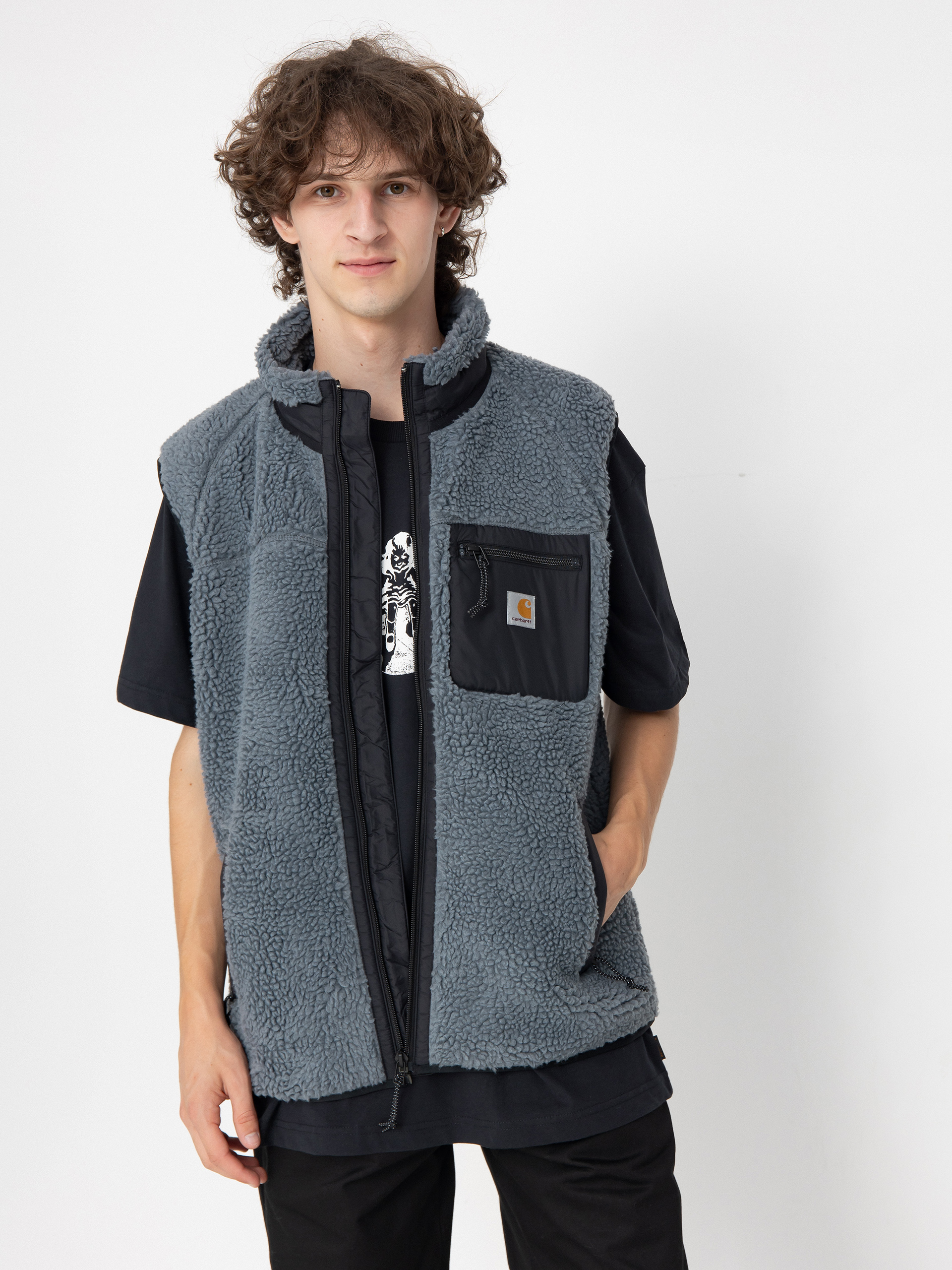 Carhartt WIP Prentis Liner Mellény (dove grey/black)