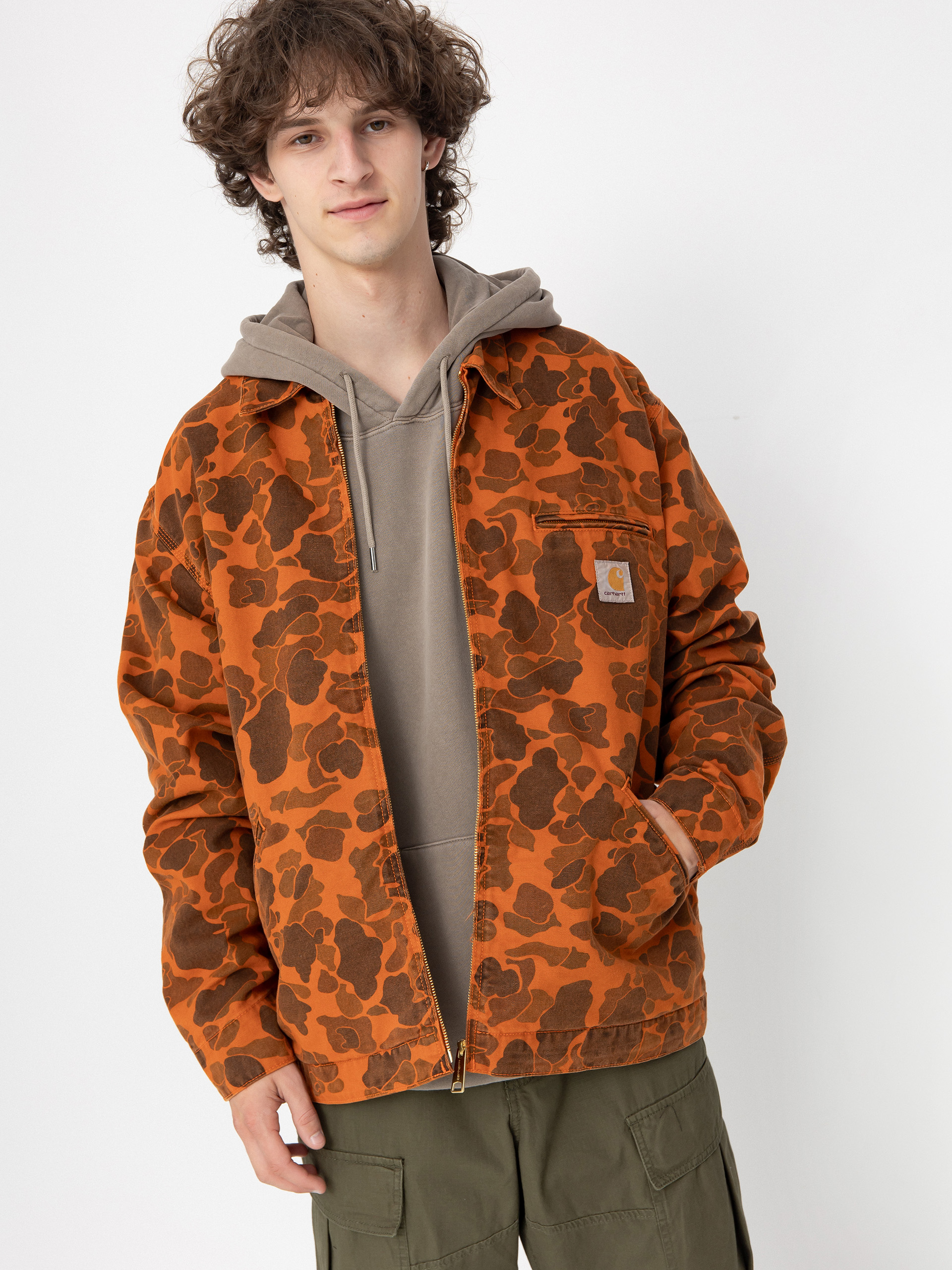 Carhartt WIP Duck Detroit Dzseki (camo duck/green/turmeric)