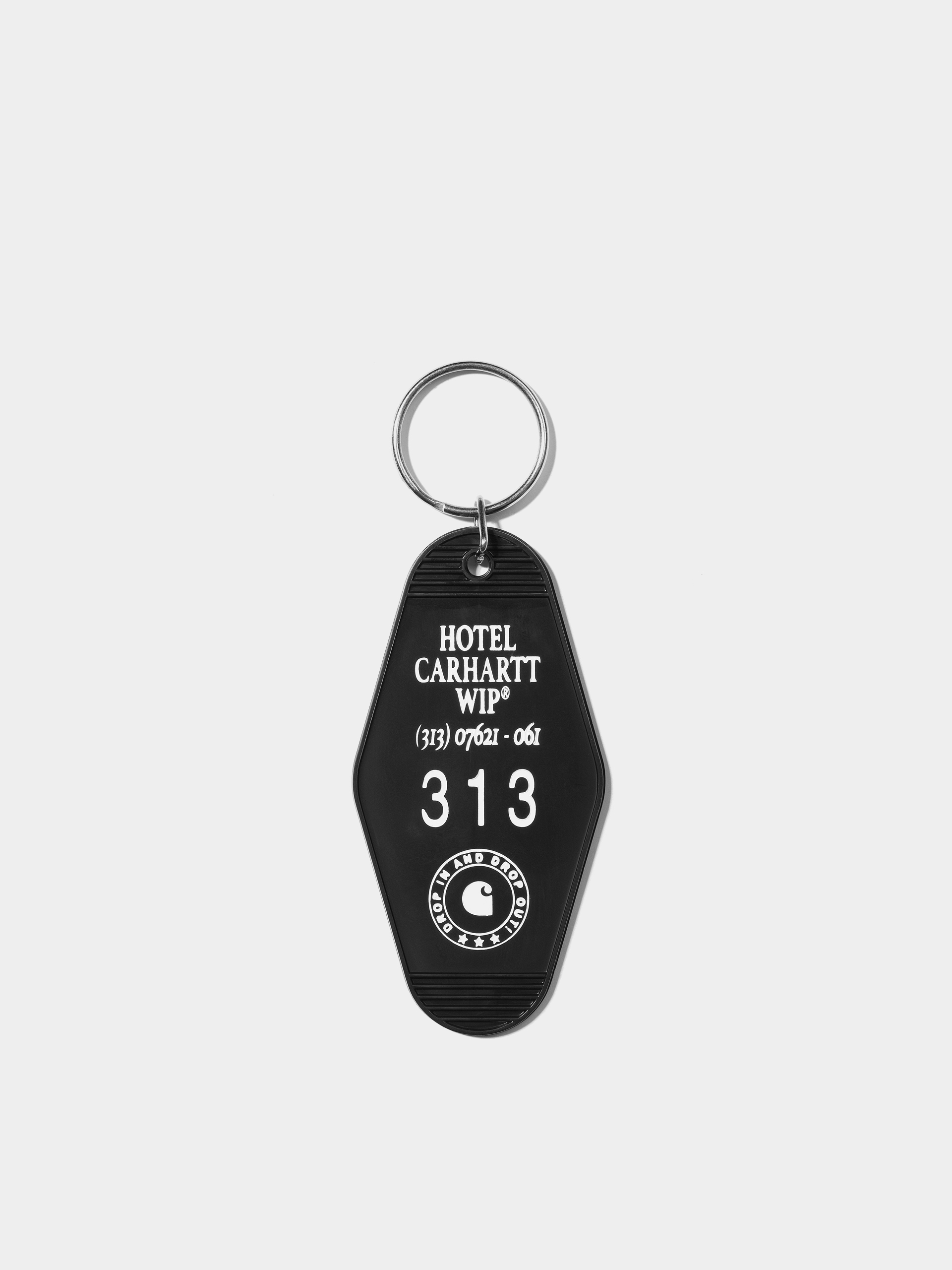 Kulcstartó Carhartt WIP Hotel Keys (black/white)