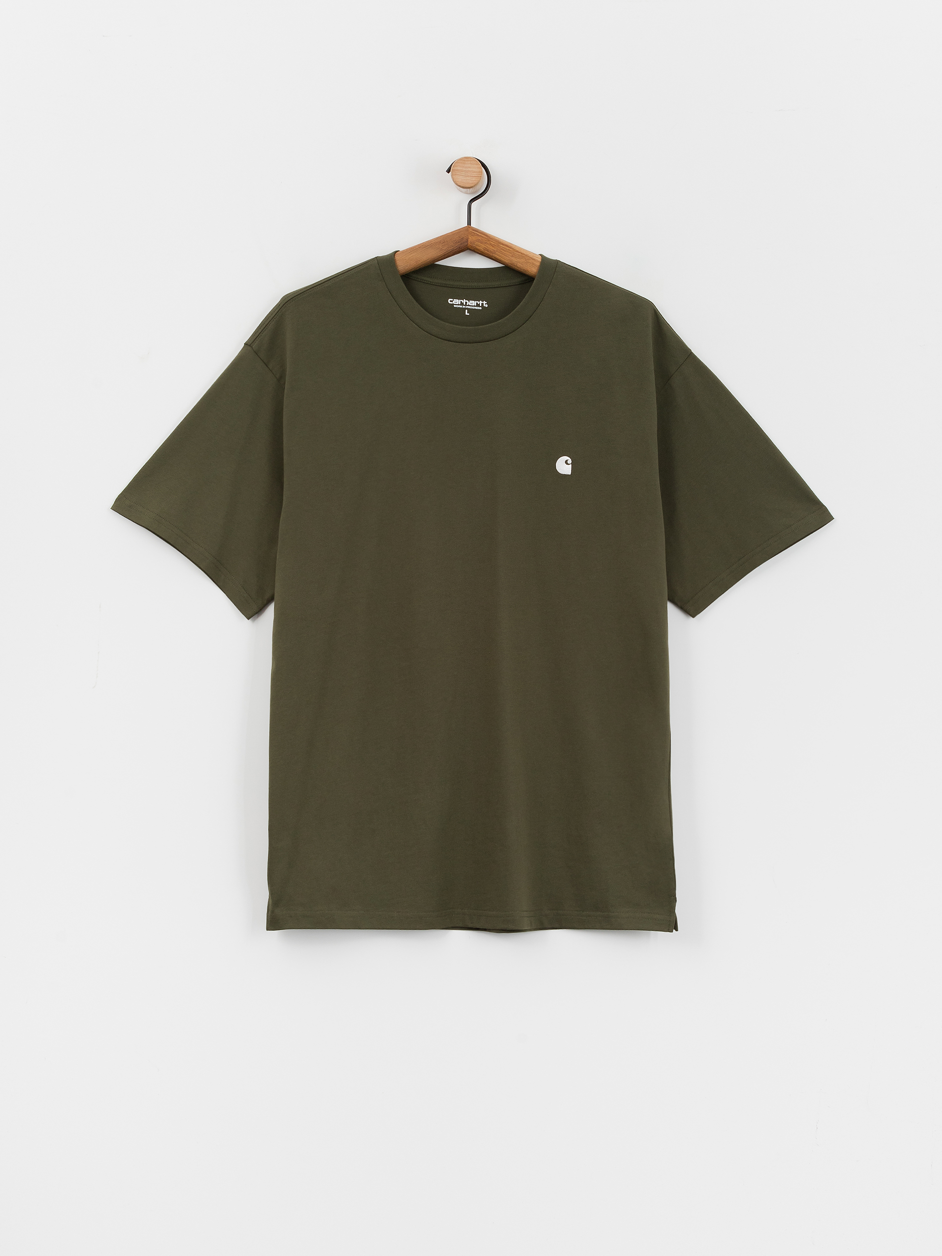 Carhartt WIP Madison Póló (office green/white)