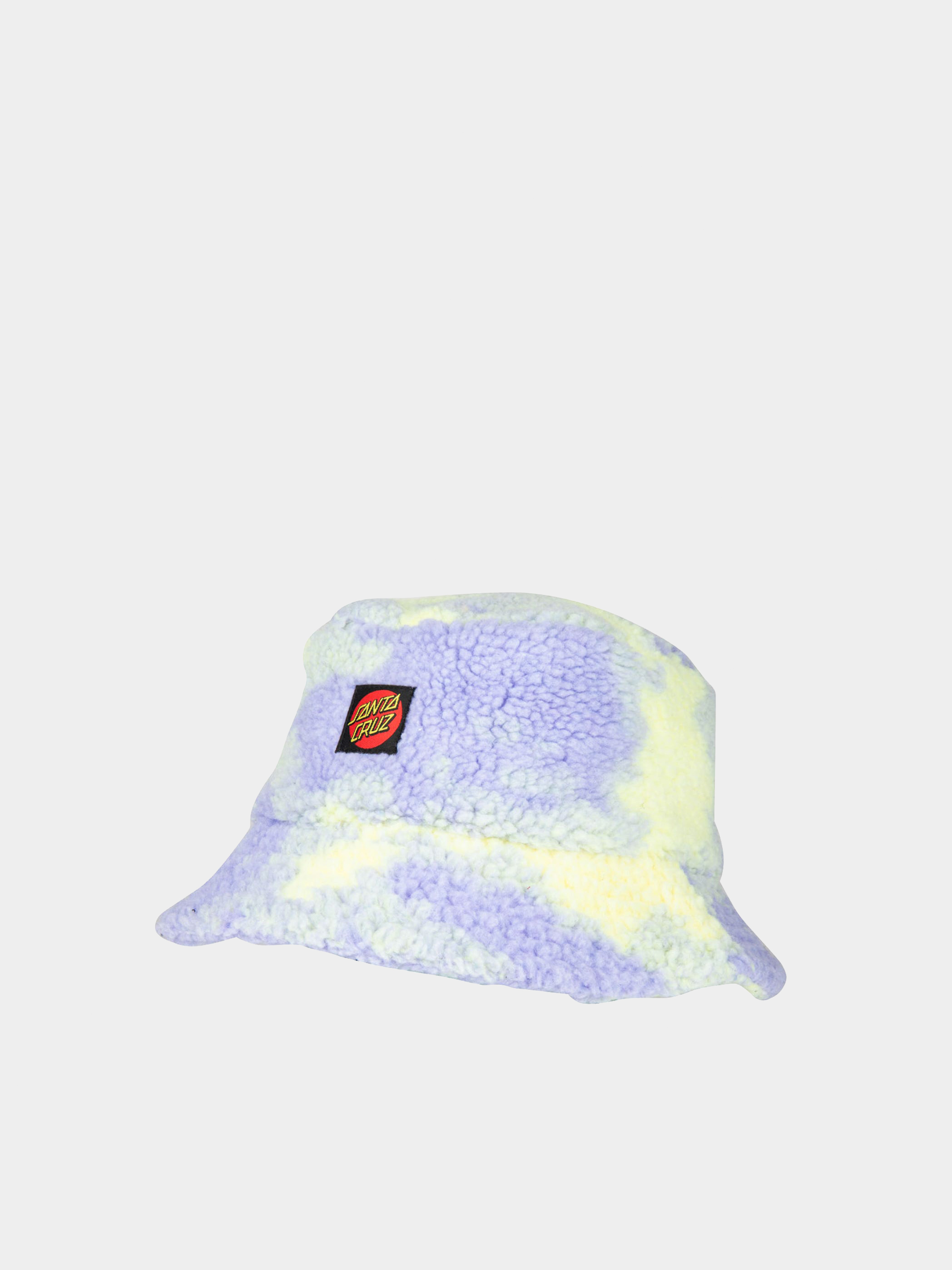 Baseball sapka Santa Cruz Classic Dot Sherpa Bucket Hat Wmn (purple/yellow tie dye)