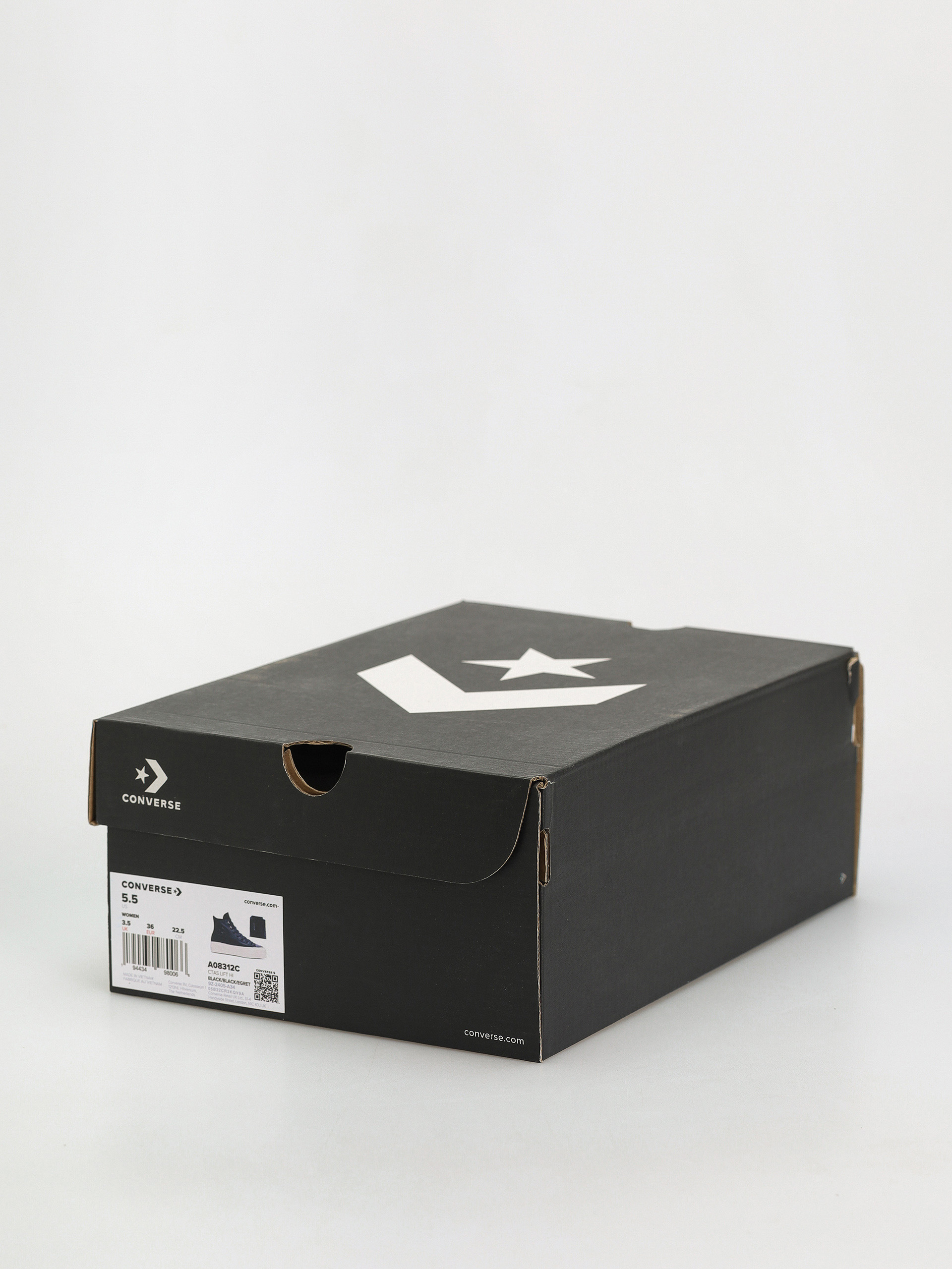 Converse Chuck Taylor All Star Lift Hi Wmn Tornacipők (black/black/egret)