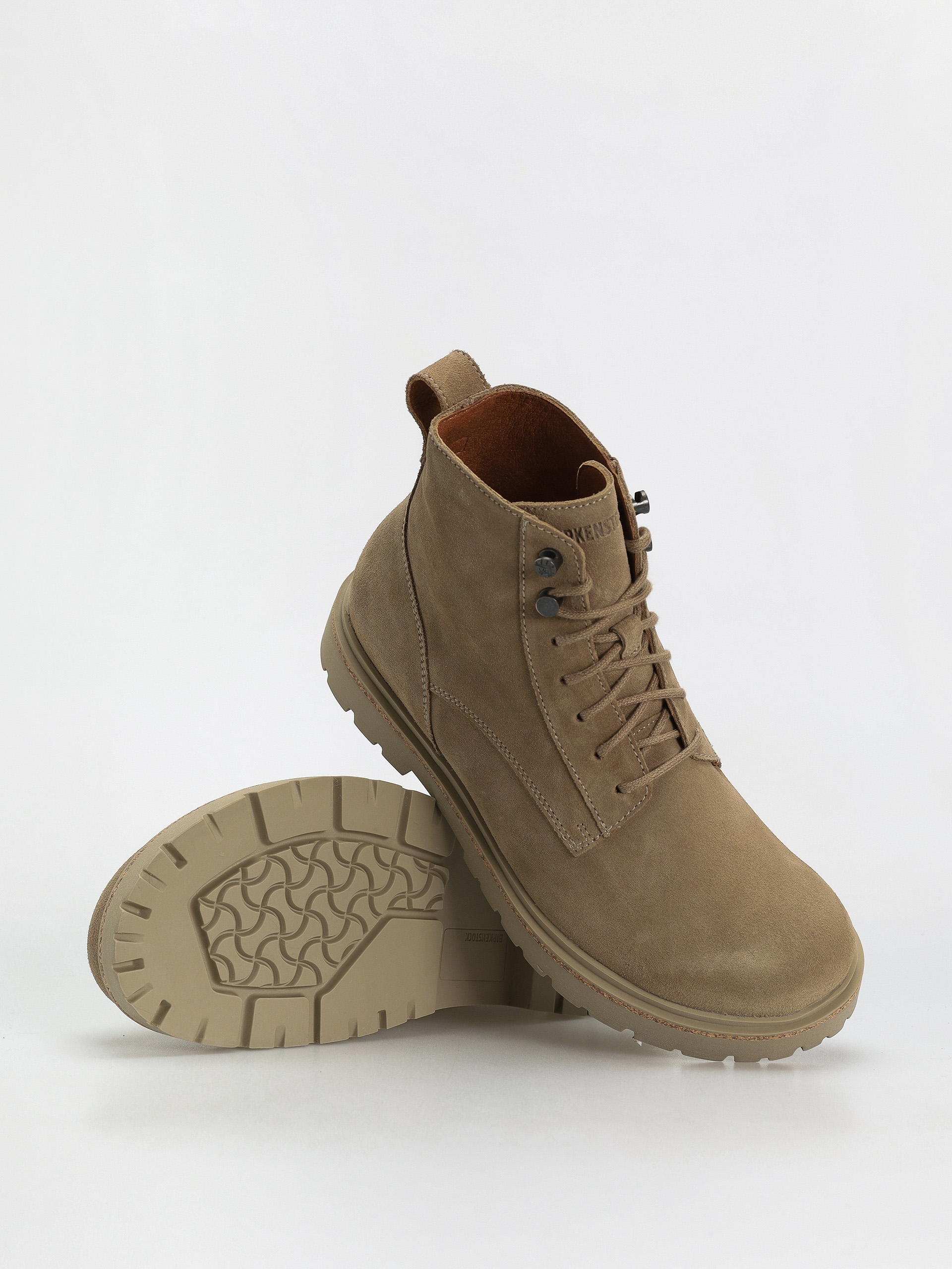 Birkenstock Highwood Lace Mid Suede Leather Regular Cipők (taupe)