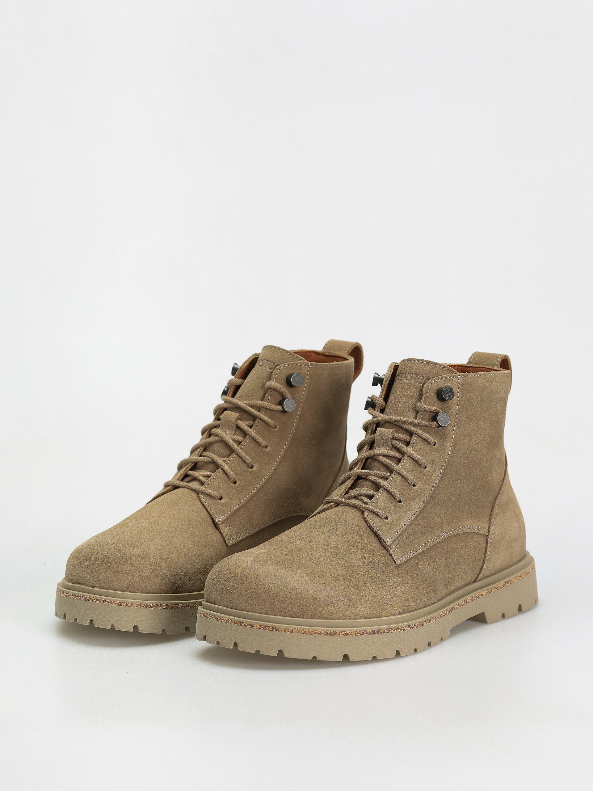 Birkenstock Highwood Lace Mid Suede Leather Regular Cipők (taupe)