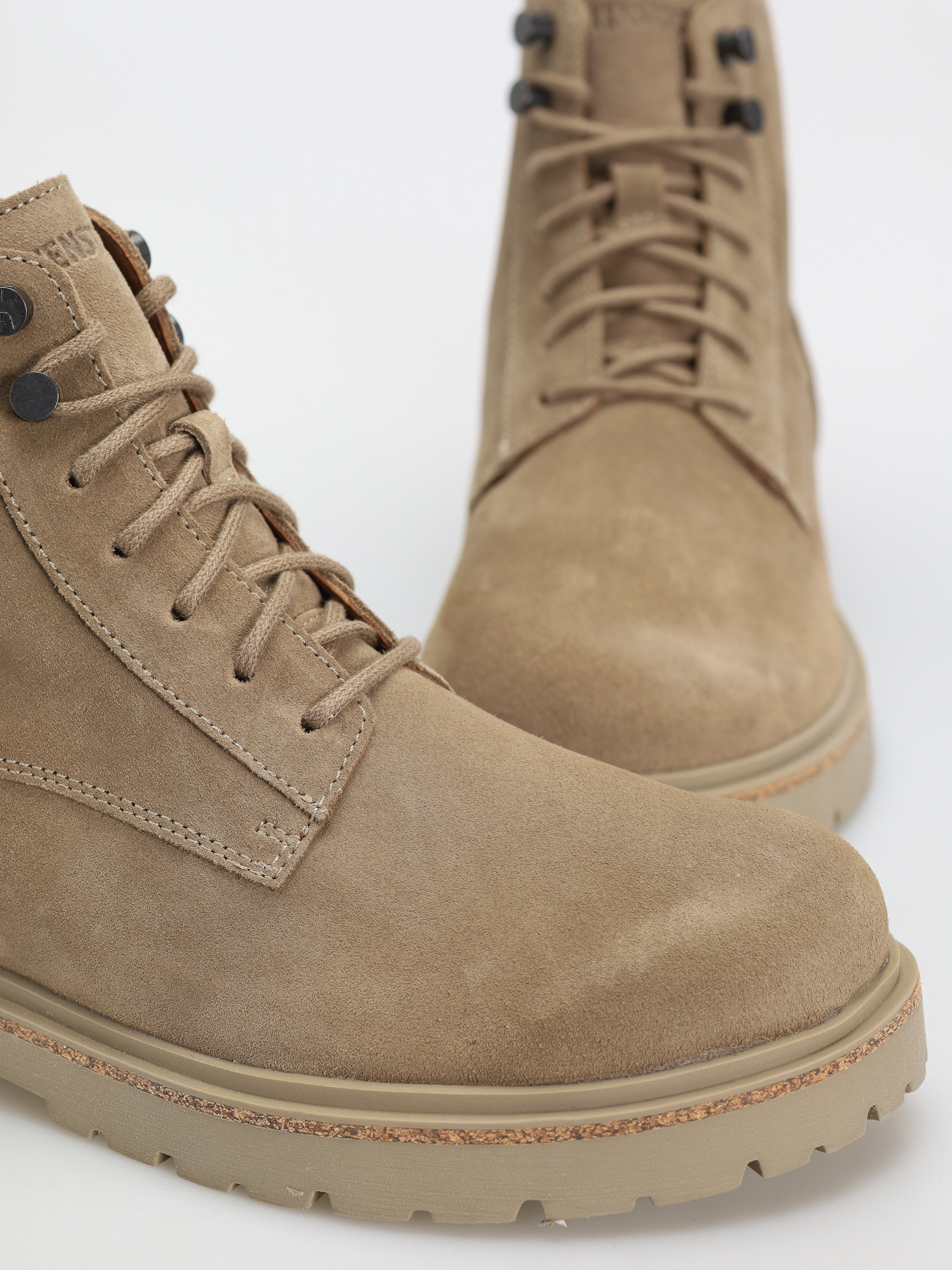 Birkenstock Highwood Lace Mid Suede Leather Regular Cipők (taupe)