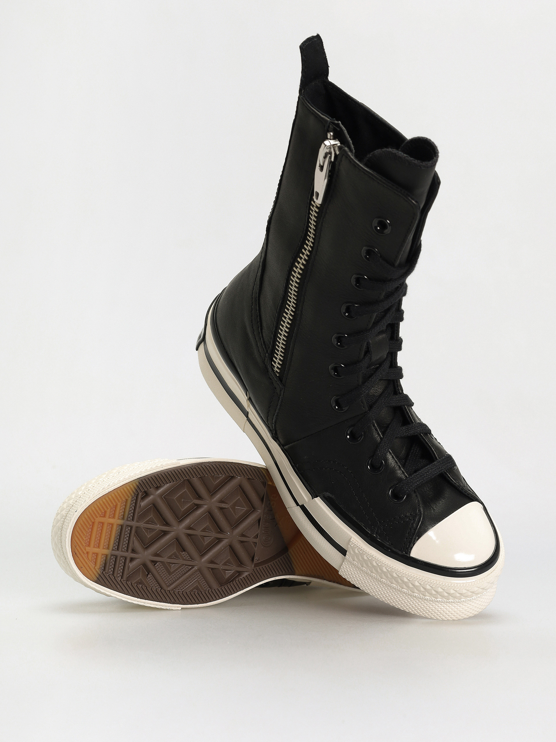 Converse Chuck 70 Plus X Hi Tornacipők (black/black/egret)