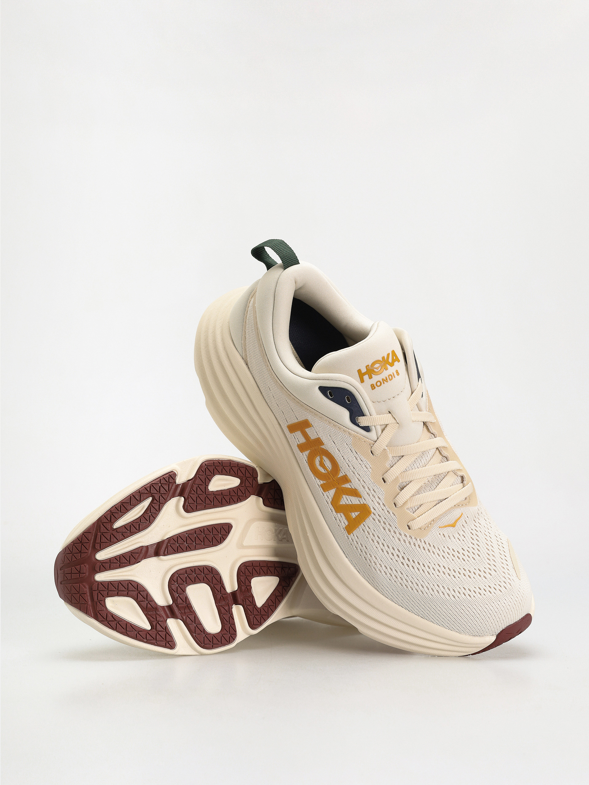Hoka Bondi 8 Cipők (oat milk/alabaster)