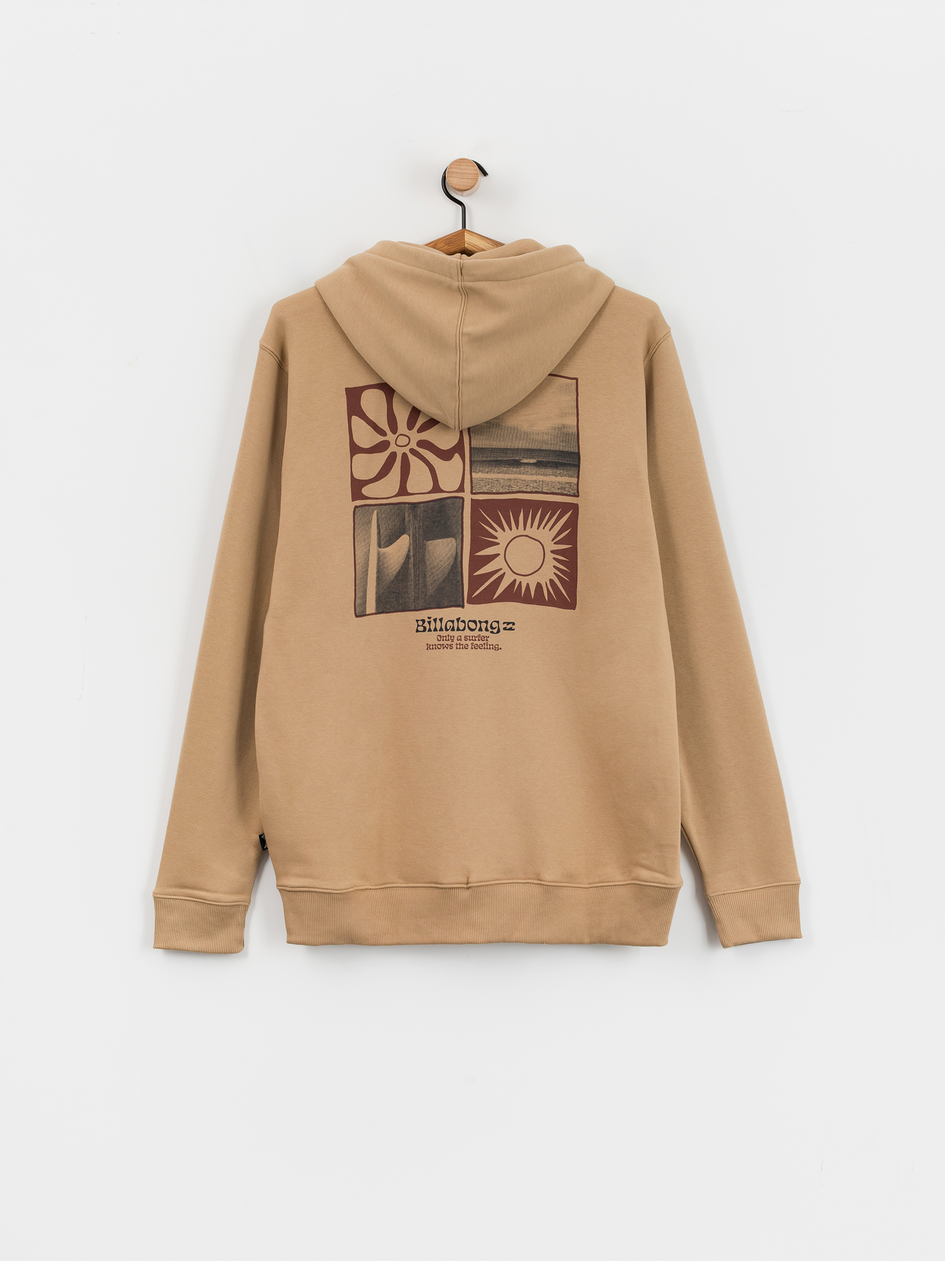 Billabong Surf Service HD Kapucnis pulóver (hazel)