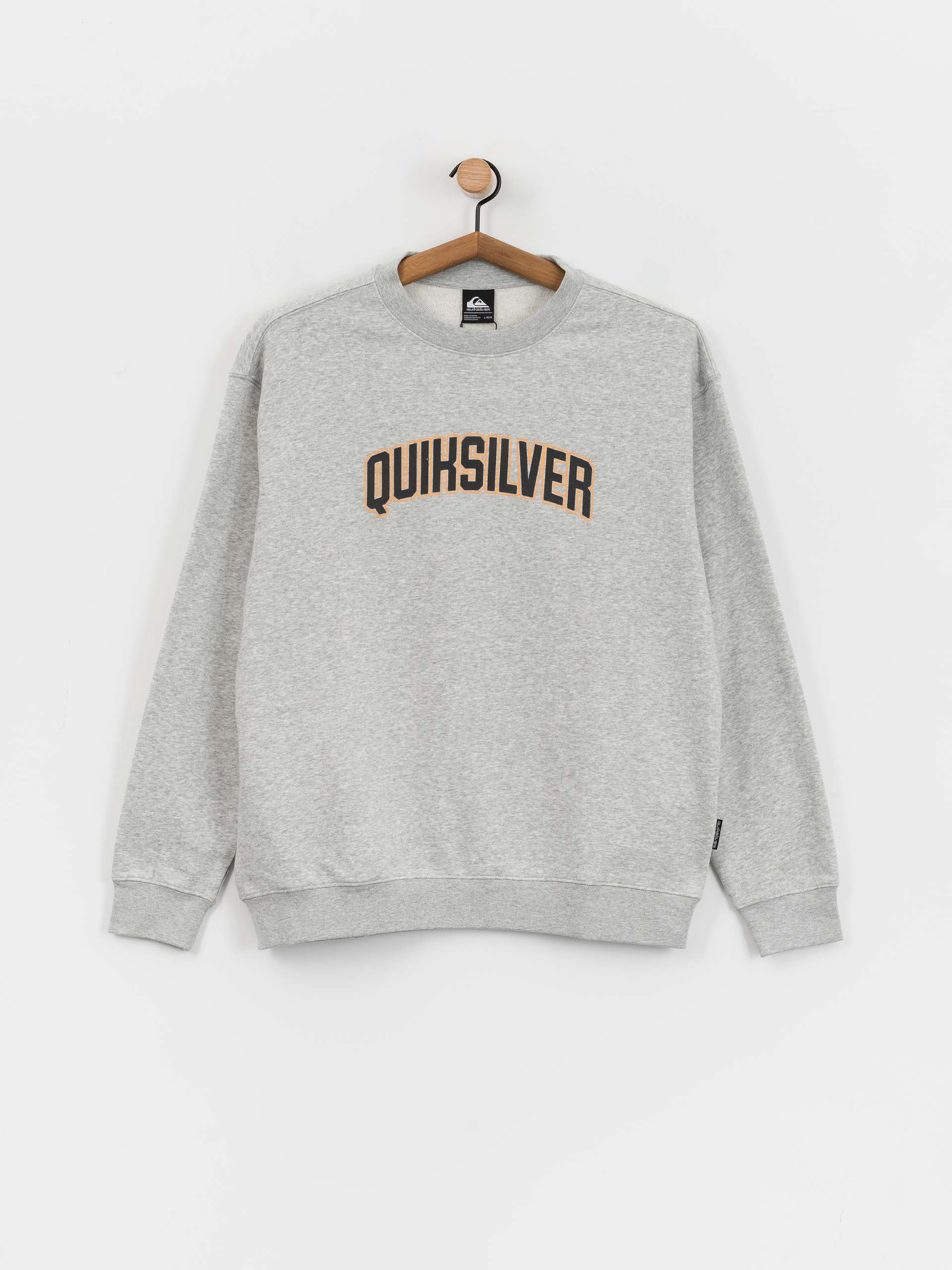 Quiksilver Graphic Crew Pulóver (light grey heather)