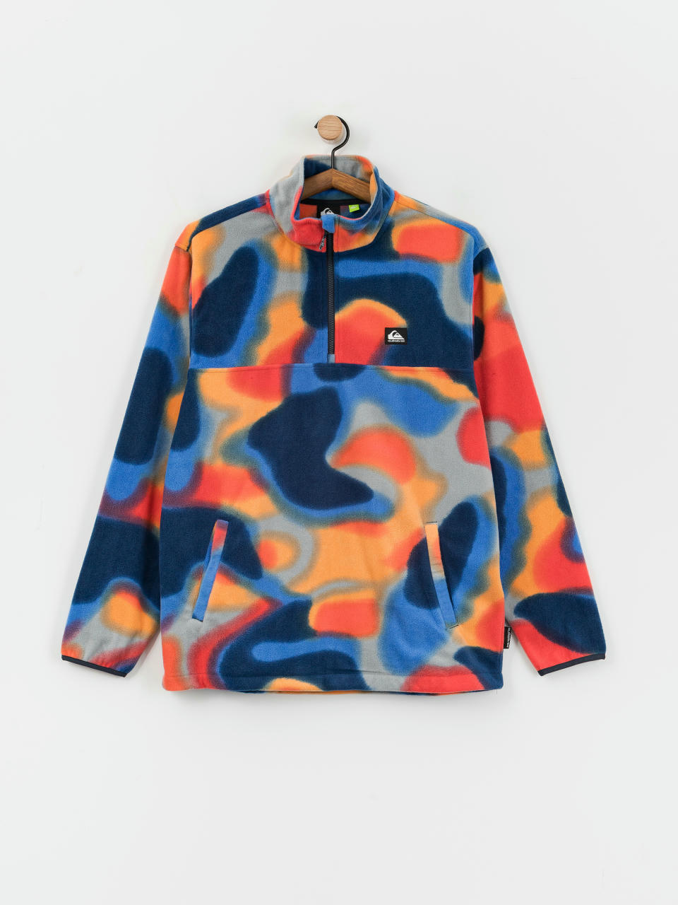 Férfi Quiksilver Surf Days 1/2 Zip Polár pulóver (surf days spray camo)