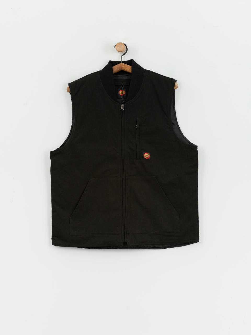 Santa Cruz Classic Label Vest Dzseki (black)