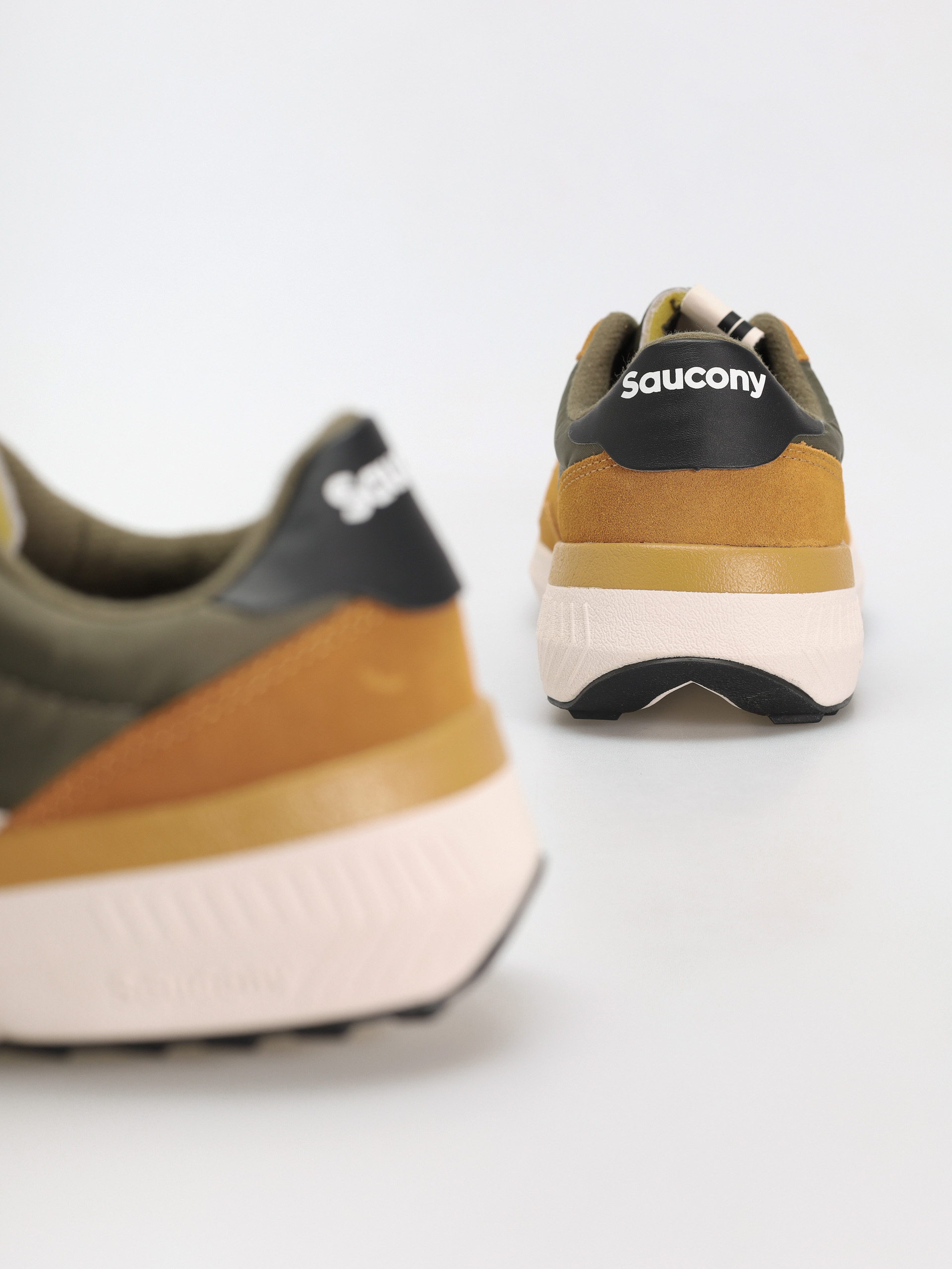 Saucony Jazz Nxt Cipők (olive/tan)