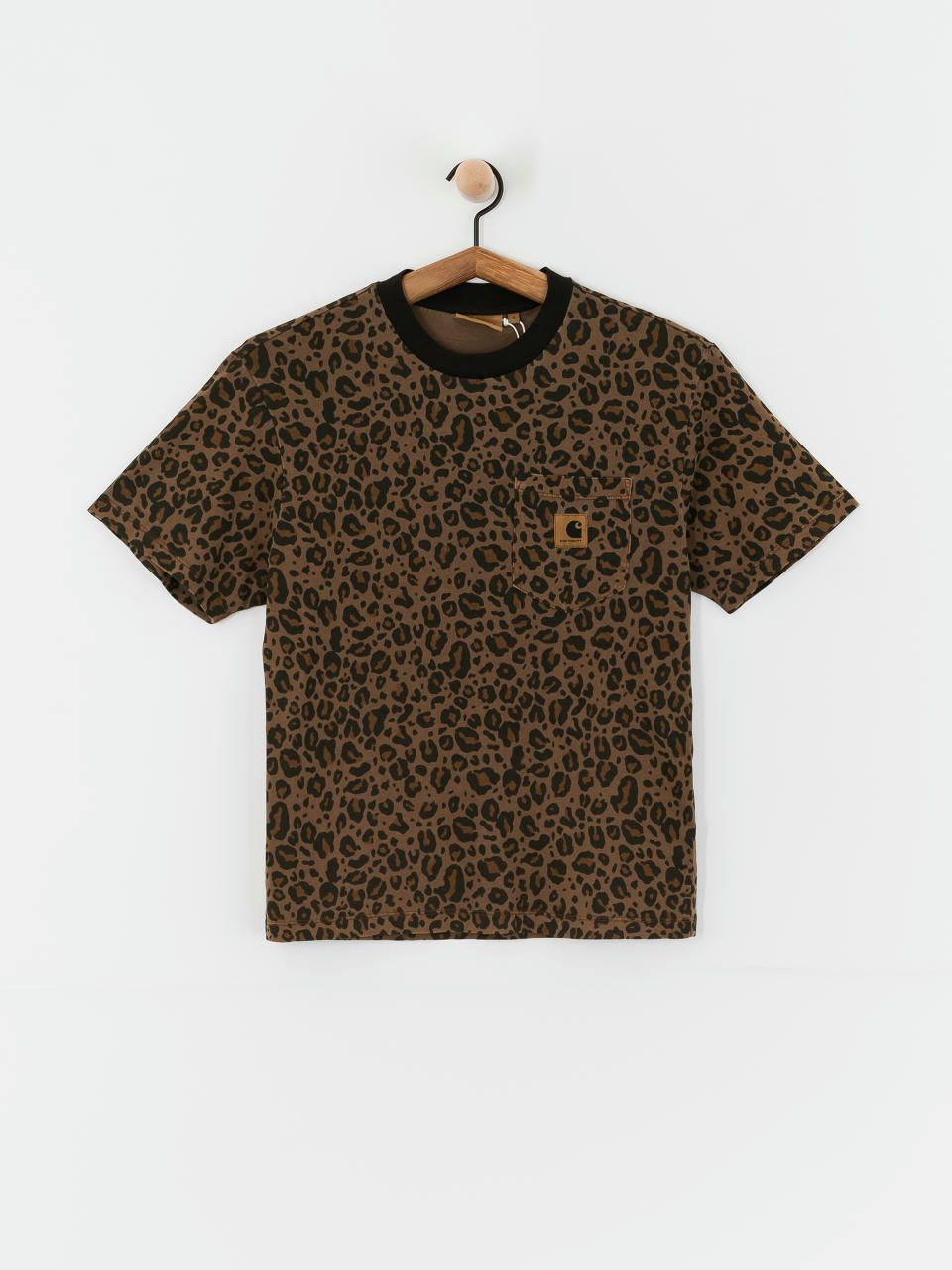 Carhartt WIP Leo Pocket Wmn Póló (camo leo/tamarind)