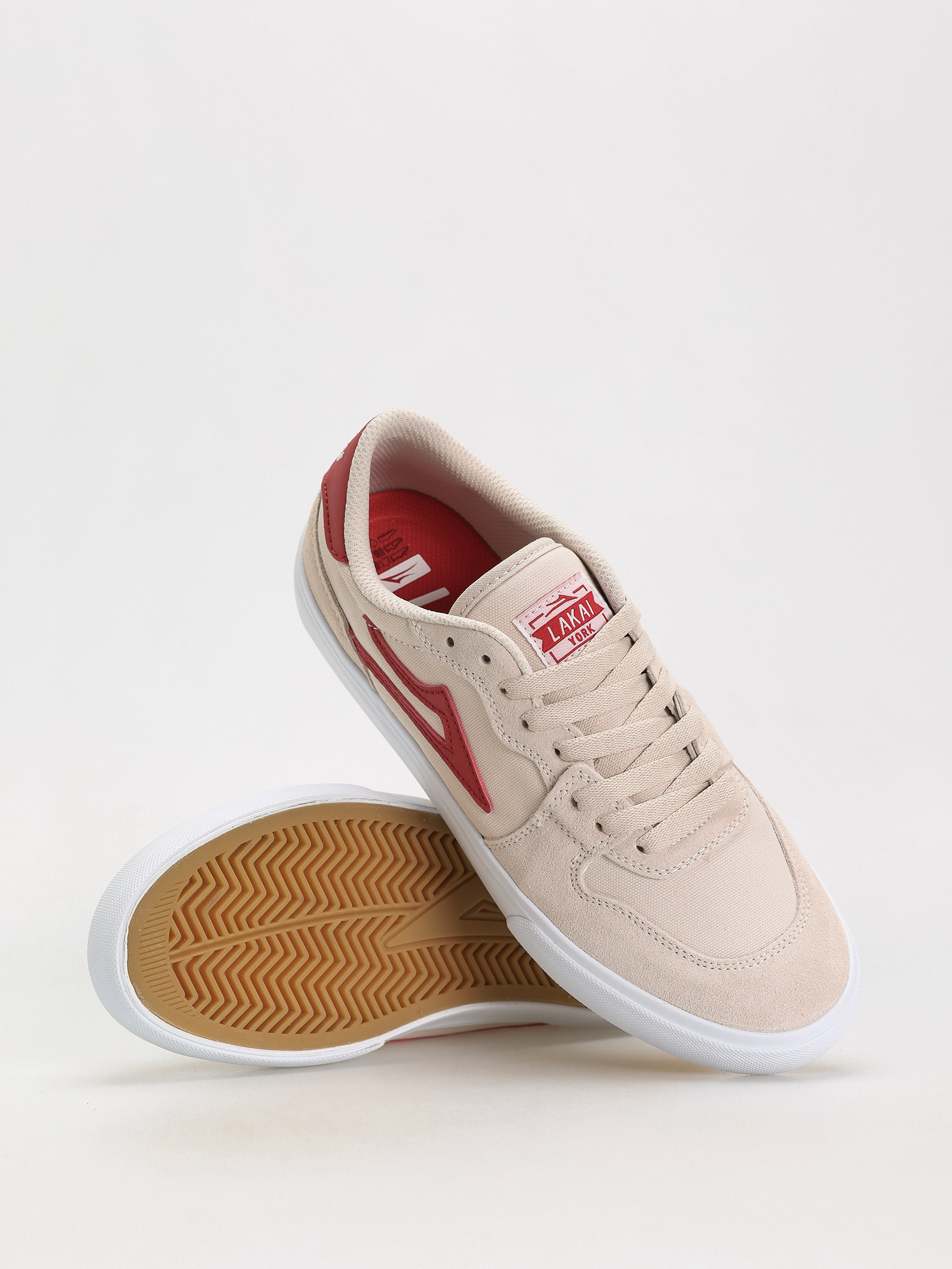 Lakai York Cipők (white red)