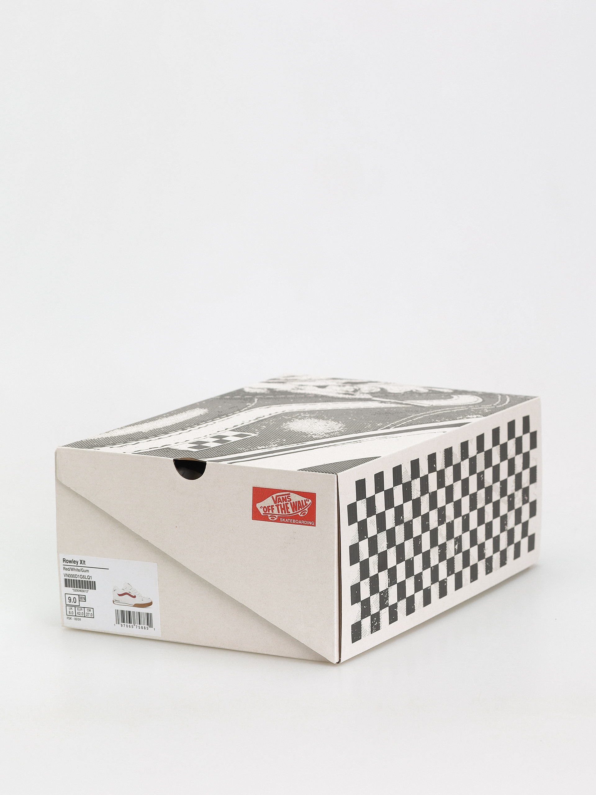 Vans Rowley Xlt Cipők (red/white/gum)