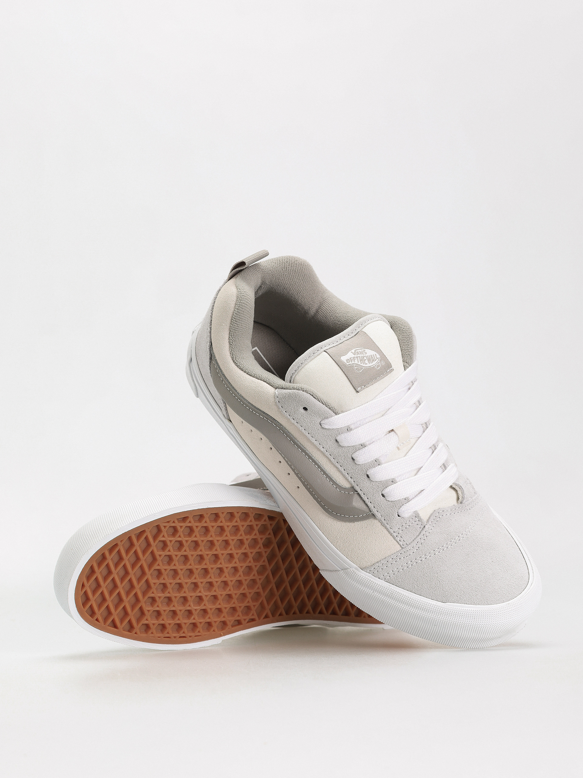 Vans Knu Skool Cipők (tri-tone block light gray)
