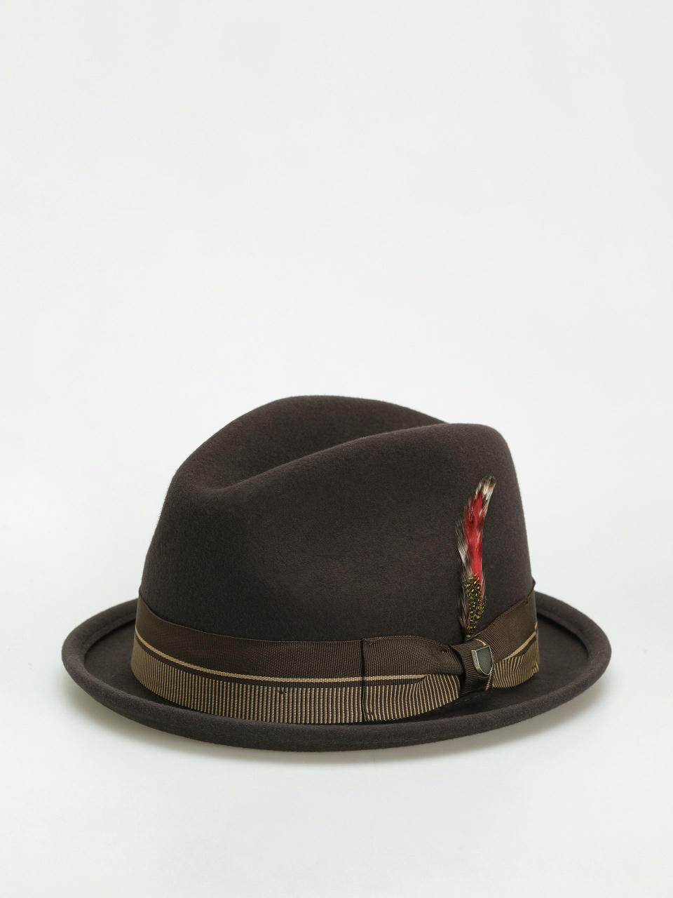 Brixton 20Th Anniversary Gain Fedora Kalap (chocolate/gold)