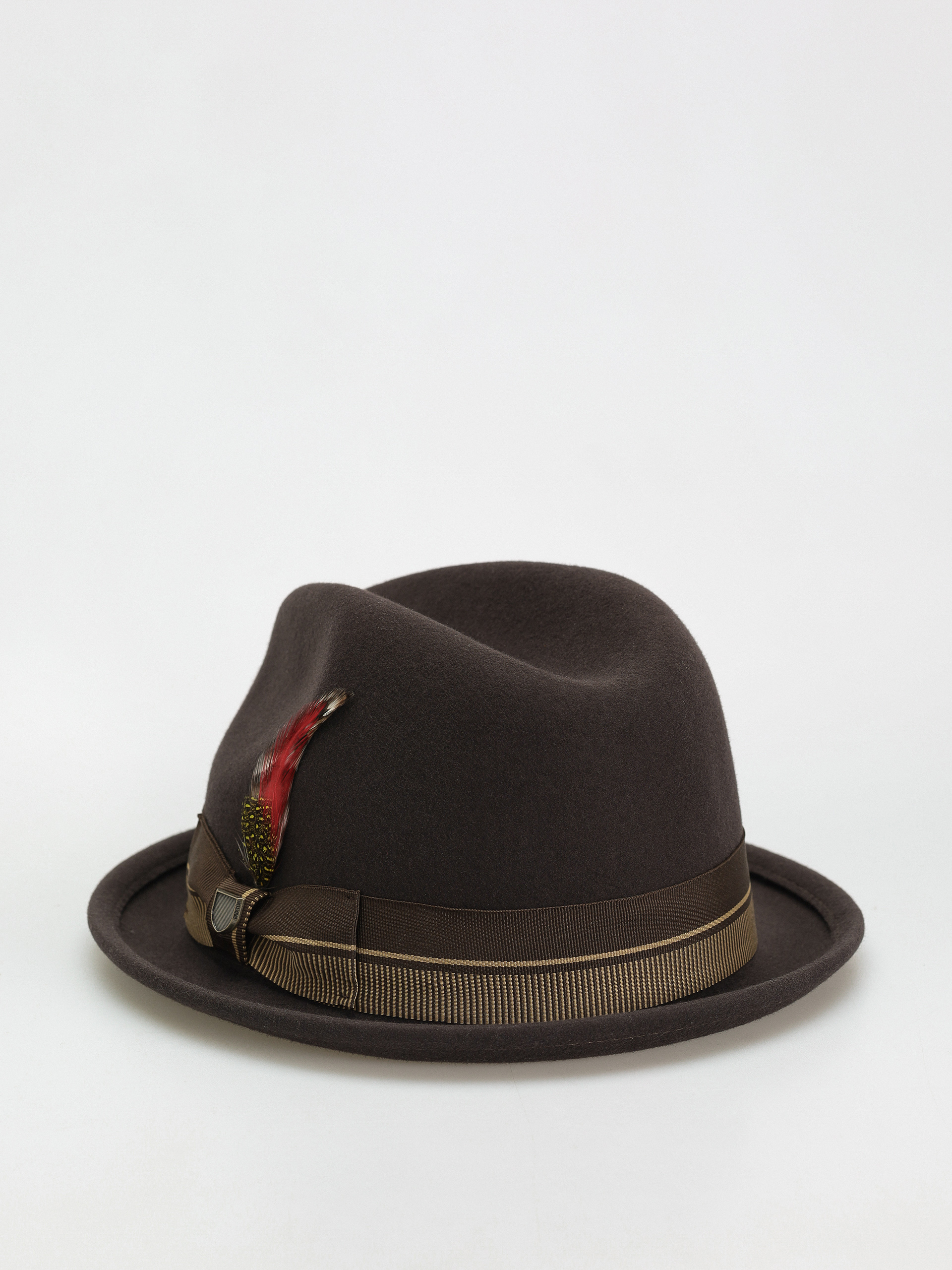 Brixton 20Th Anniversary Gain Fedora Kalap (chocolate/gold)
