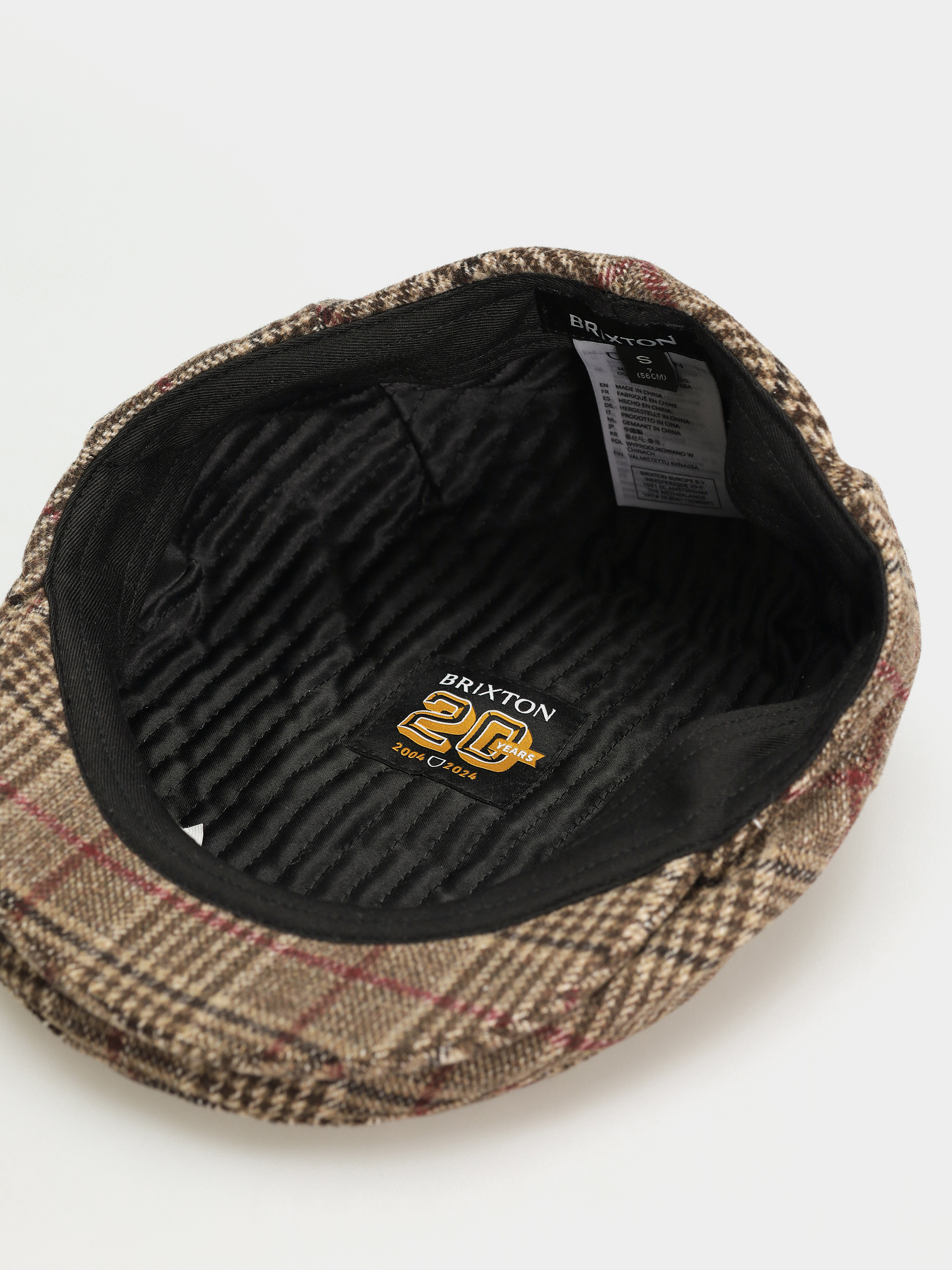 Brixton 20Th Anniversary Hooligan Snap Baseball sapka (brown plaid)