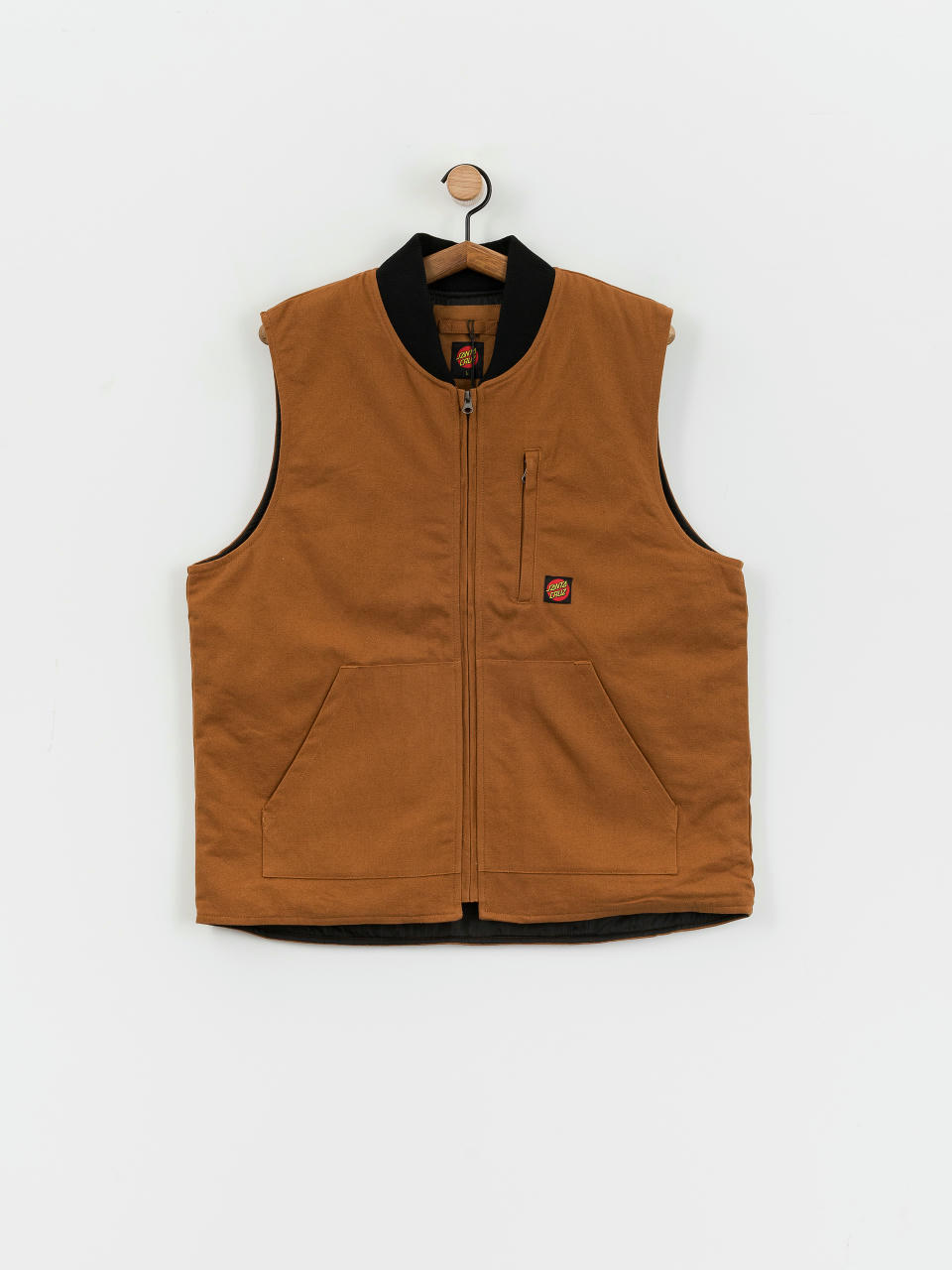 Santa Cruz Classic Label Vest Dzseki (biscuit)