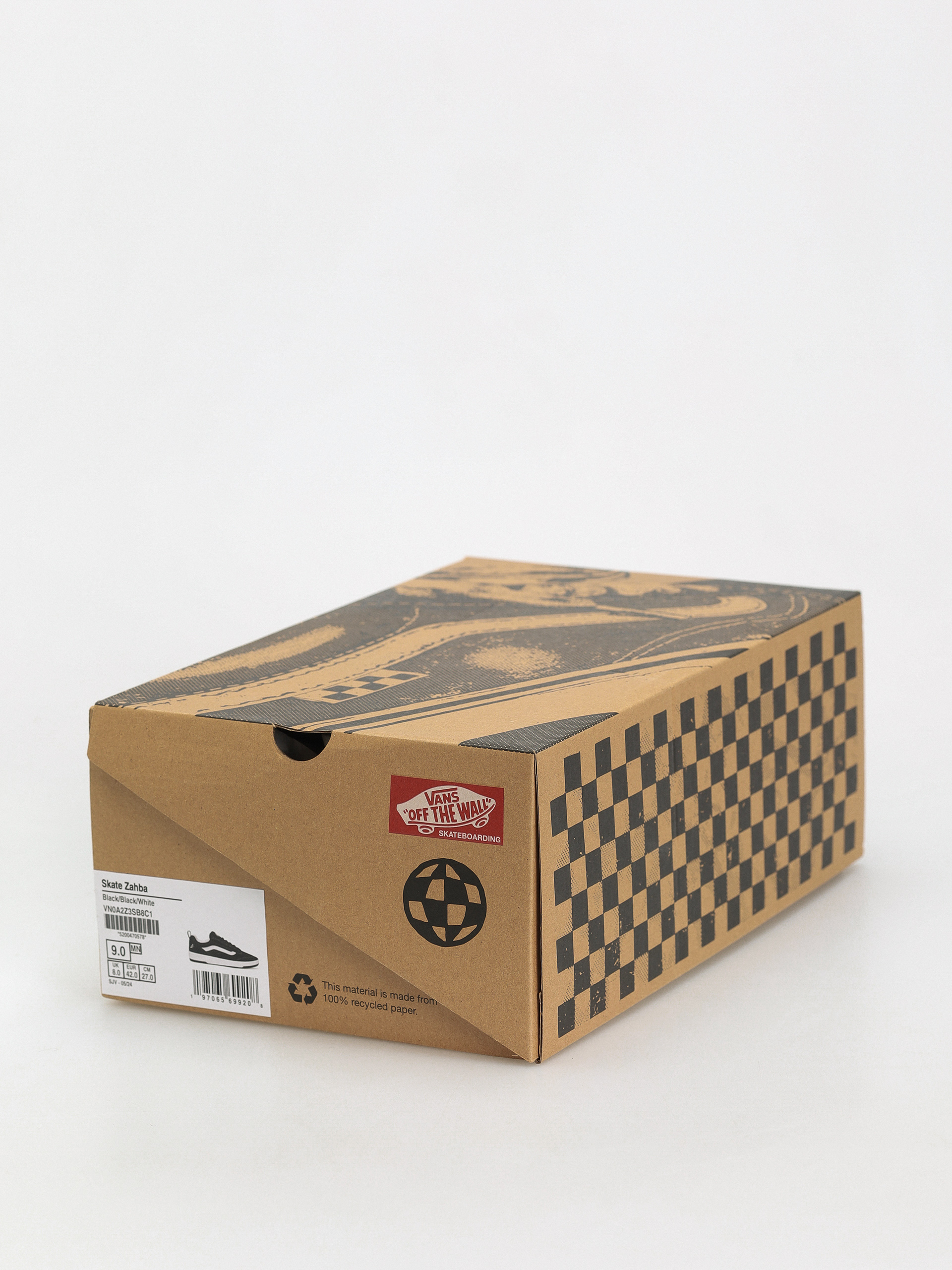 Vans Skate Zahba Cipők (black/black/white)