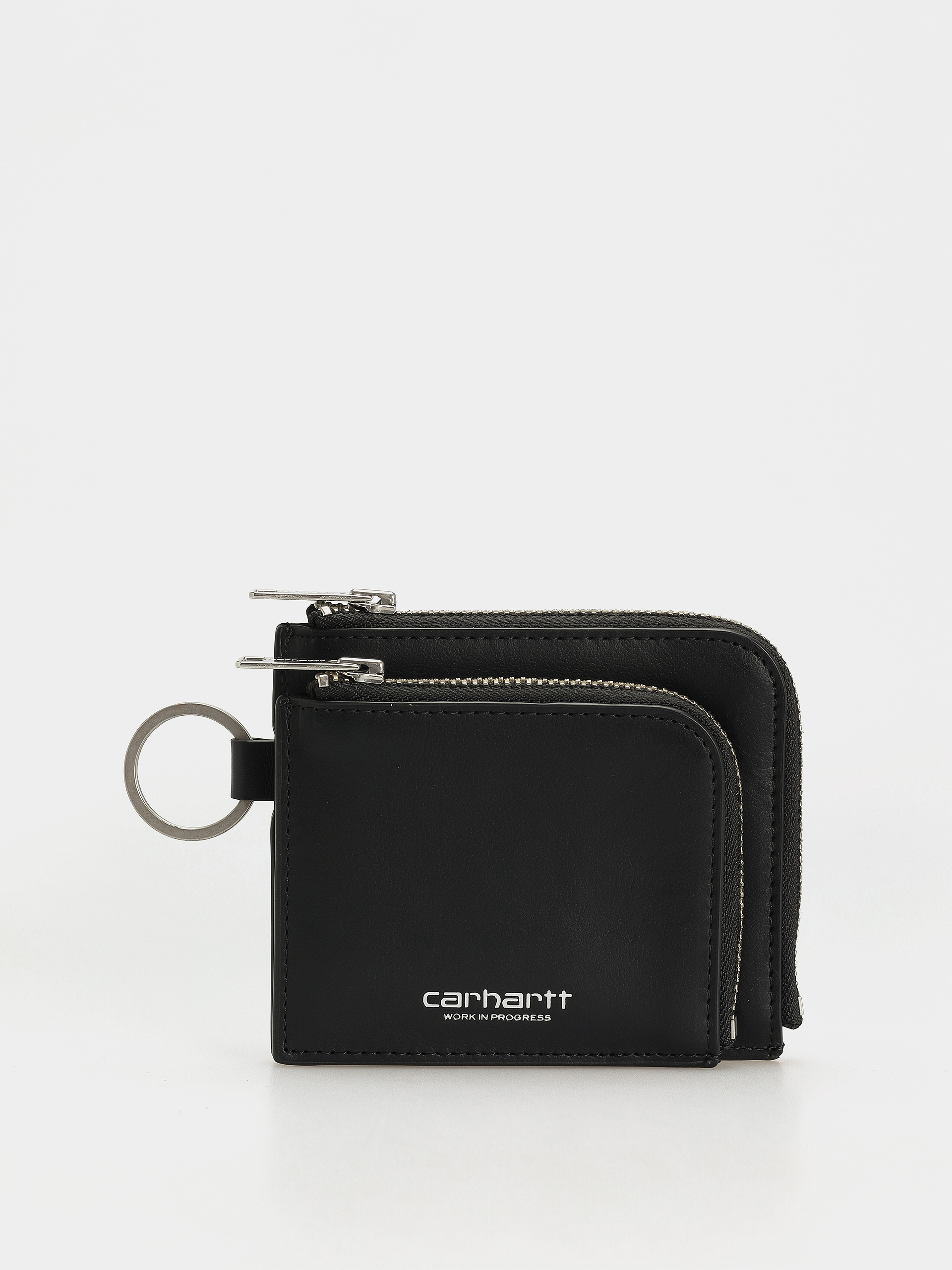 Pu00e9nztu00e1rca Carhartt WIP Double Vegas Zip (black/silver)