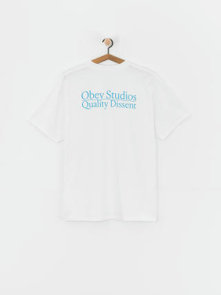 OBEY Studios Quality Dissent Póló (white)