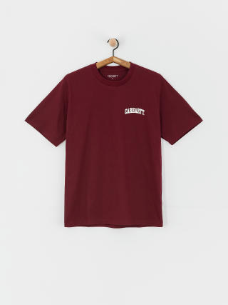 Carhartt WIP University Script Póló (malbec/white)