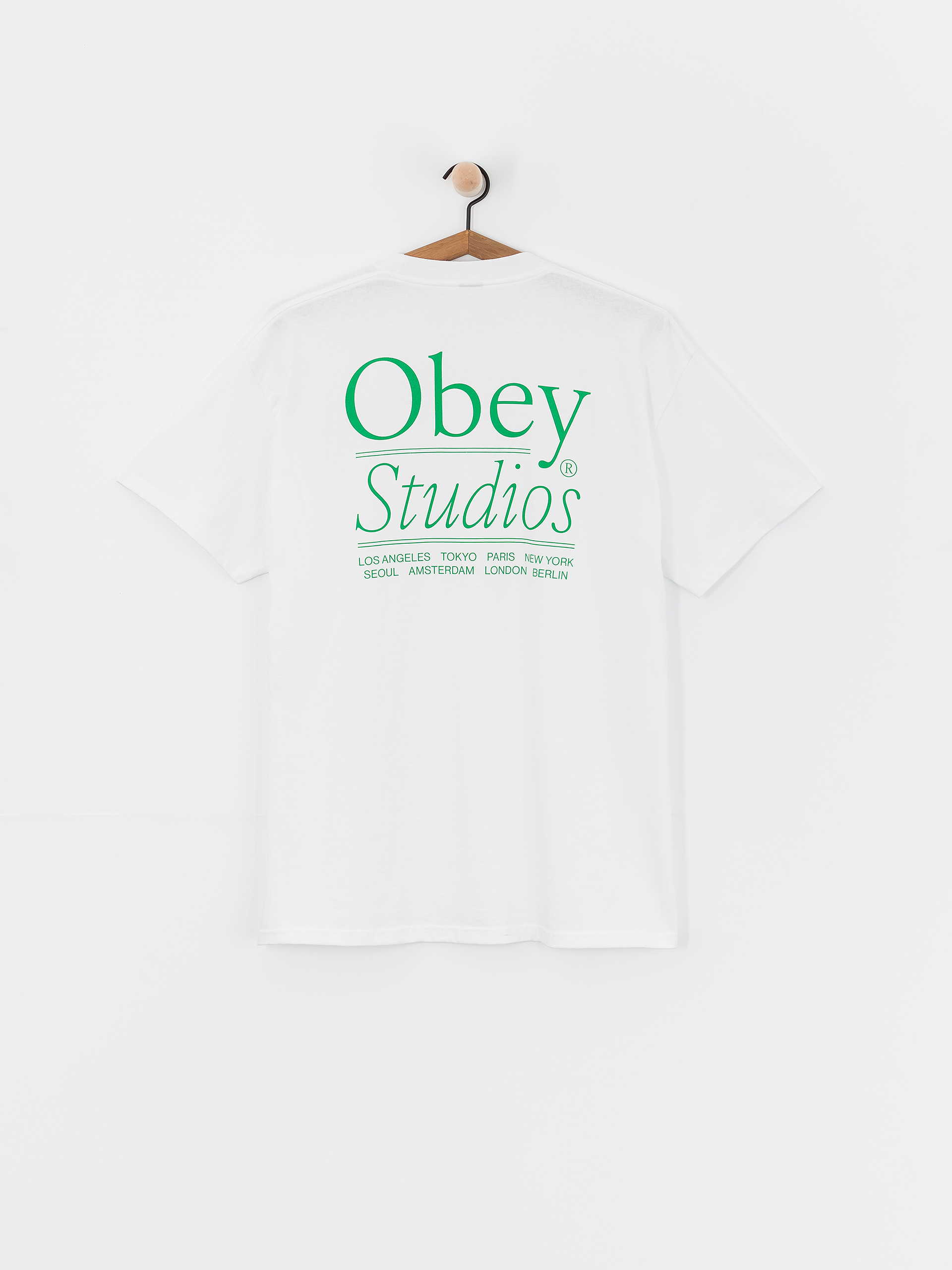 OBEY Studios Póló - fehér (white)