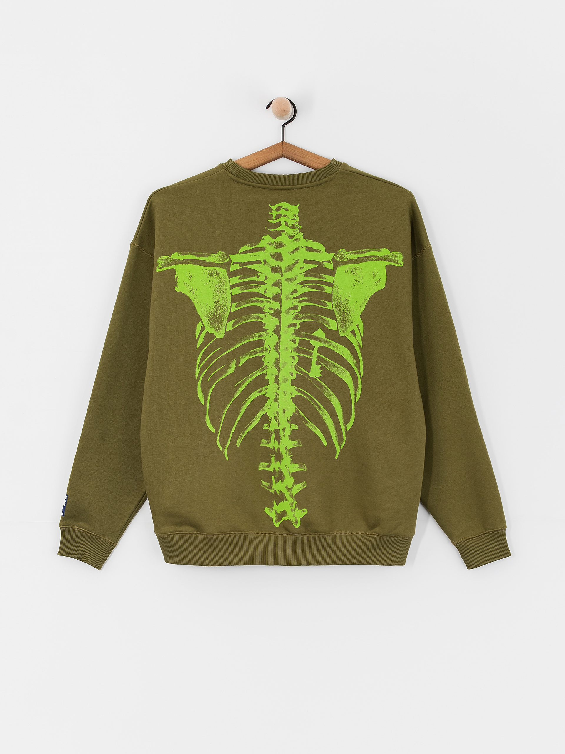 Zoo York Skeleton Pulóver (olive)