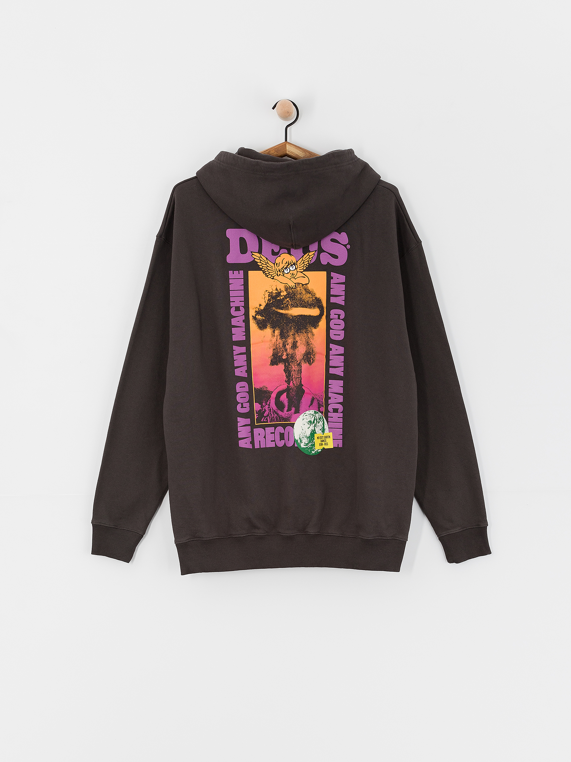 Deus Ex Machina Angel Energy HD Kapucnis pulóver (anthracite)