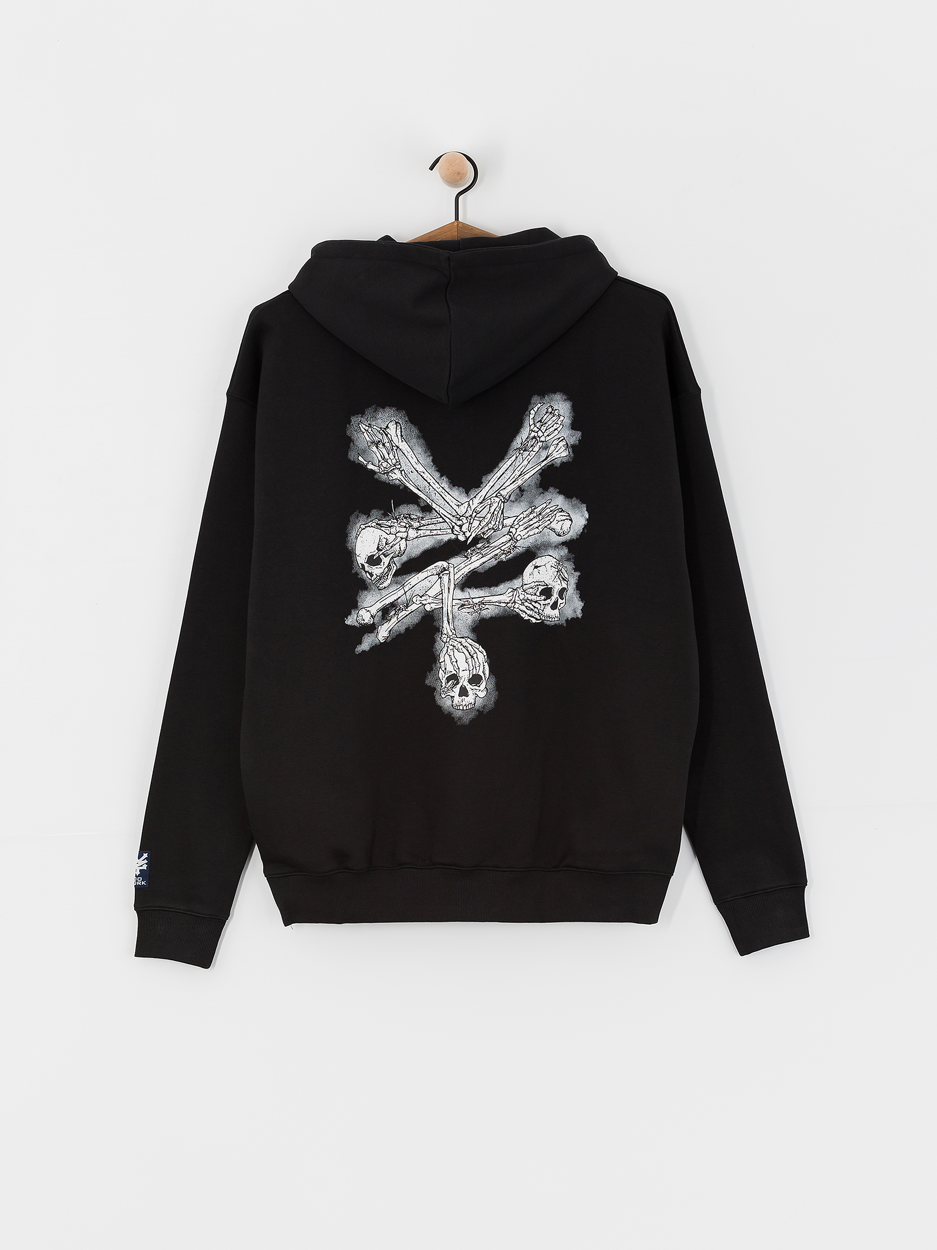 Zoo York Bones HD Kapucnis pulóver (black)