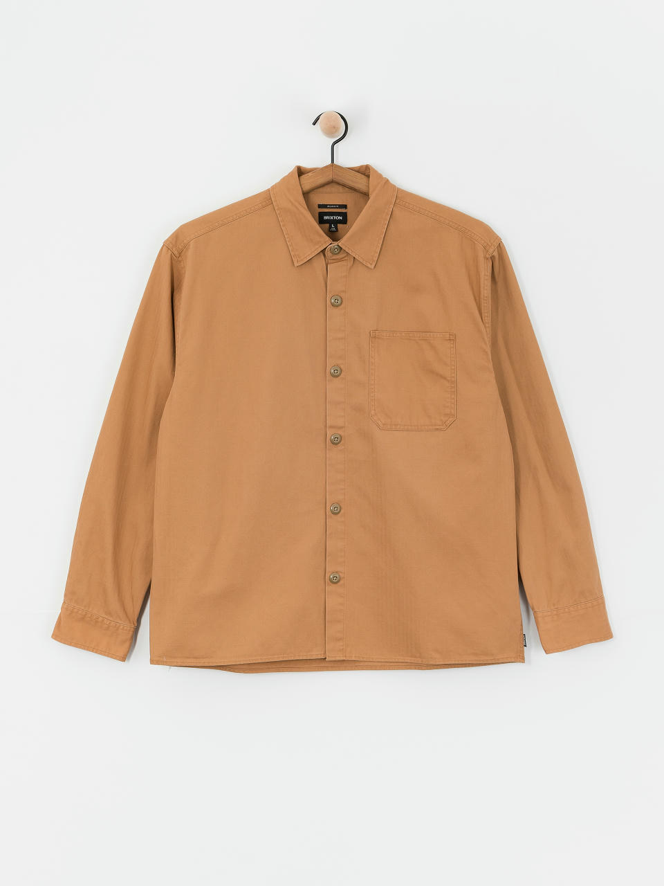 Brixton Selden Overshirt Ing (tobacco brown worn wash)