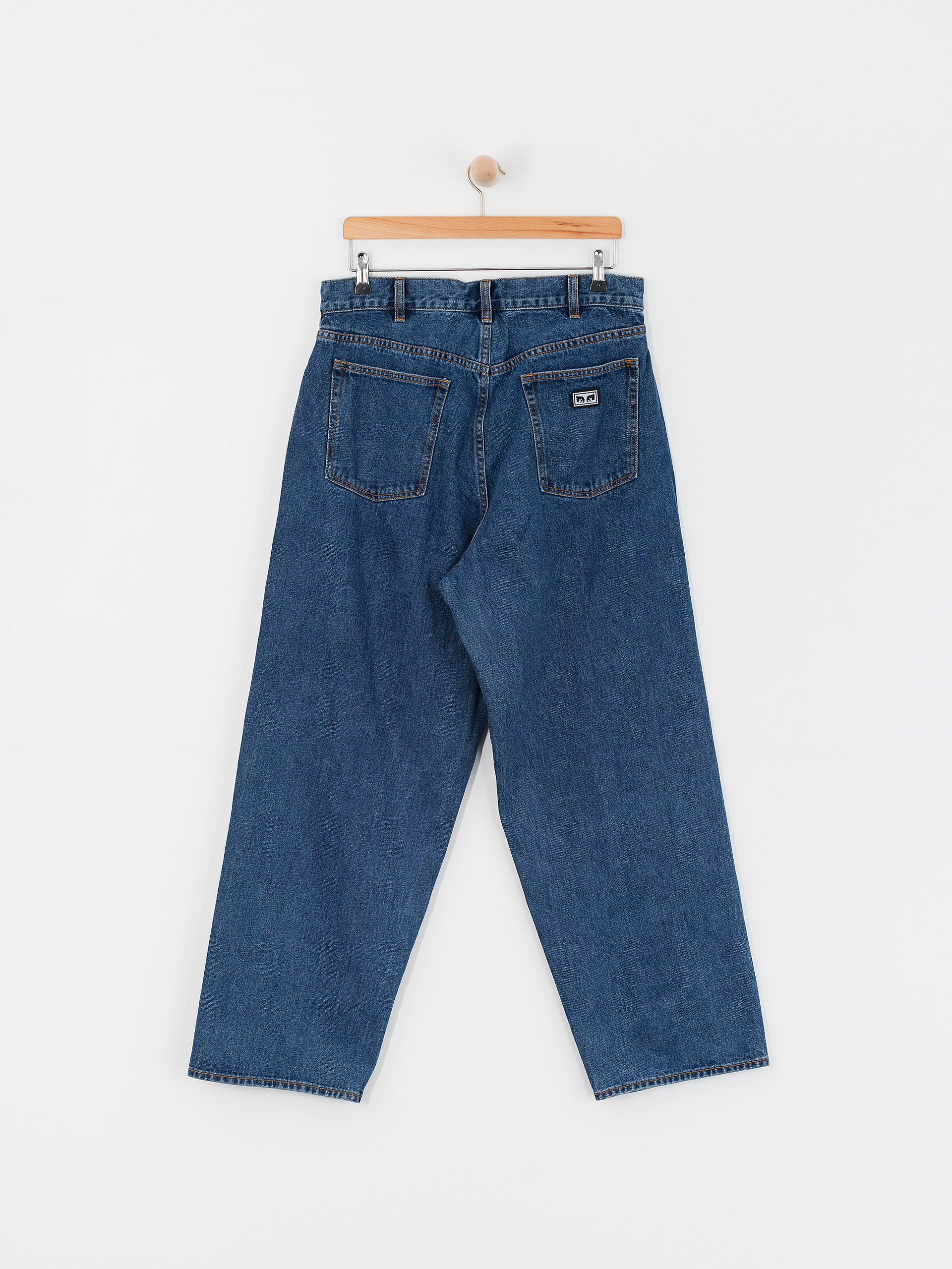 OBEY Bigwig Baggy Denim Kisnadrág (stone wash indigo)
