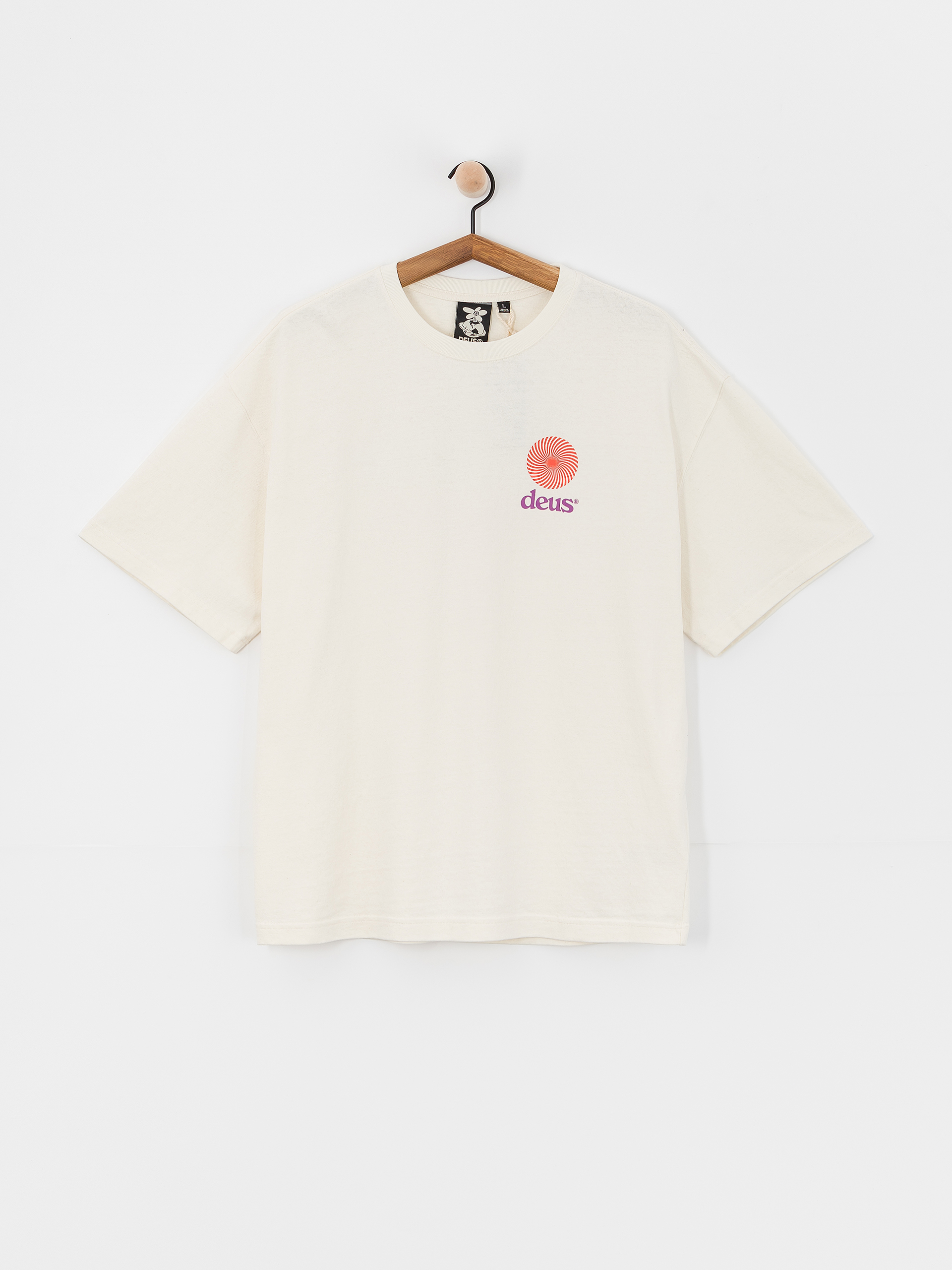 Deus Ex Machina Strata Póló (vintage white)